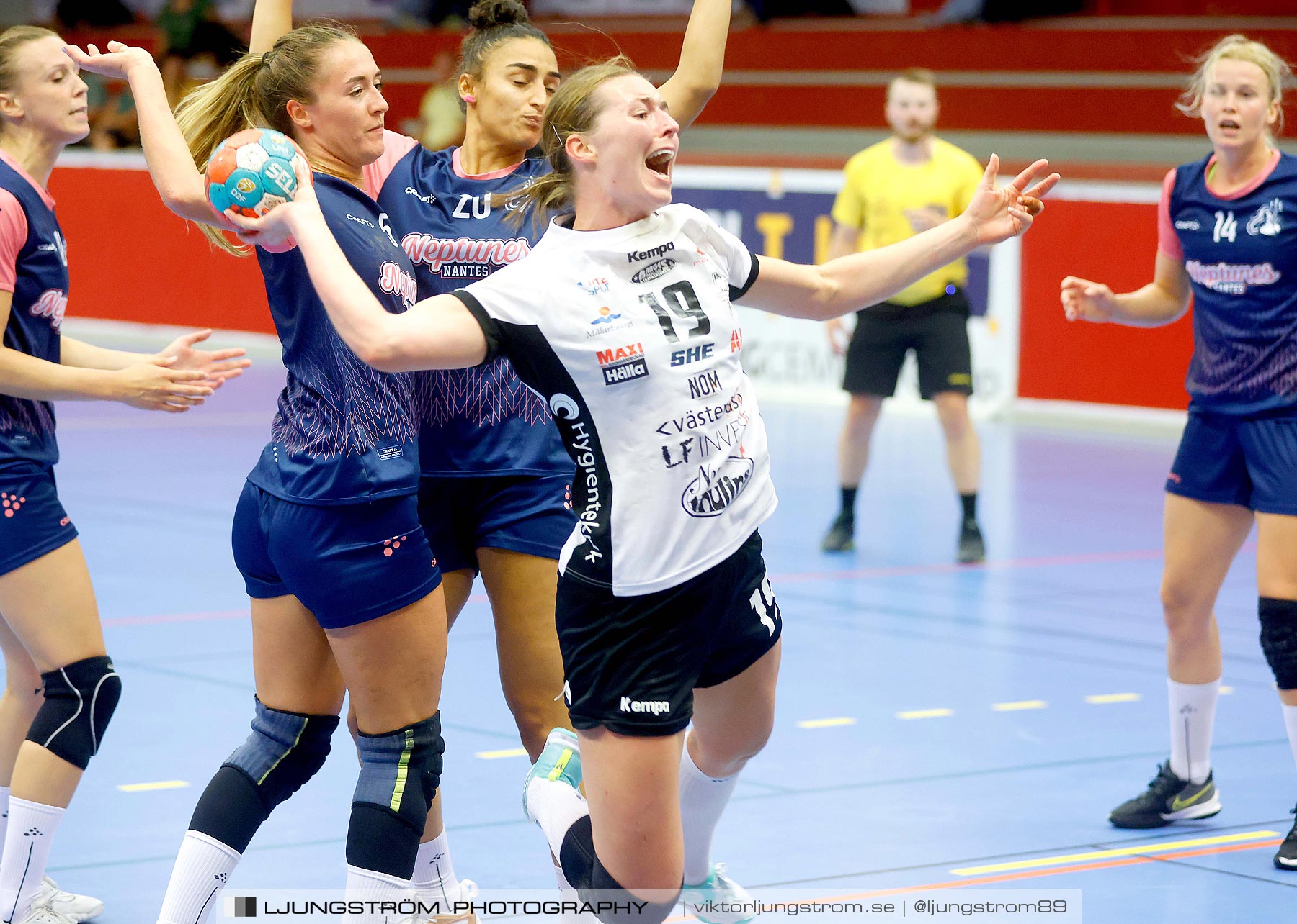 Annliz Cup Superelit Neptunes de Nantes-VästeråsIrsta HF 35-39,dam,Skövde Idrottshall,Skövde,Sverige,Handboll,,2021,264467