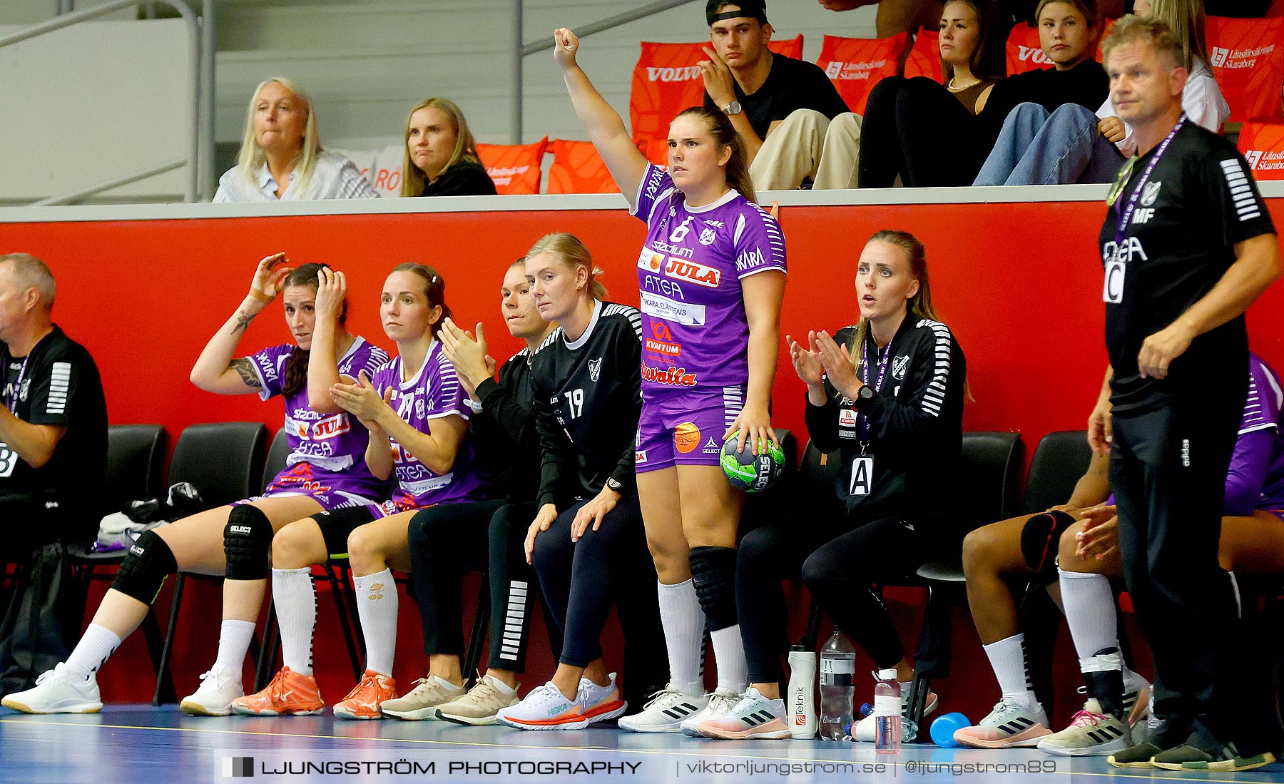 Annliz Cup Superelit Skara HF-Ajax København 11-16,dam,Skövde Idrottshall,Skövde,Sverige,Handboll,,2021,264570