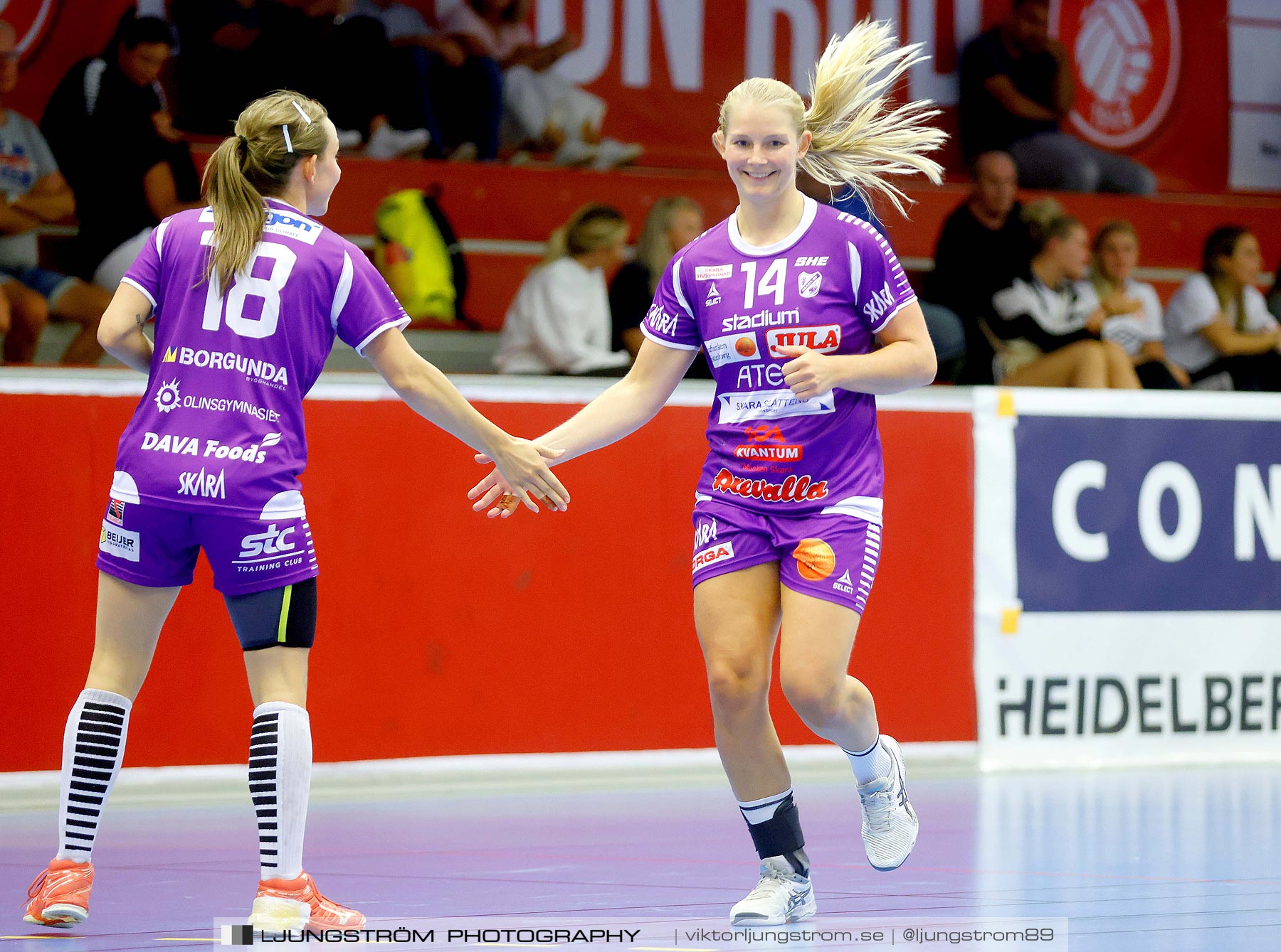 Annliz Cup Superelit Skara HF-Ajax København 11-16,dam,Skövde Idrottshall,Skövde,Sverige,Handboll,,2021,264589