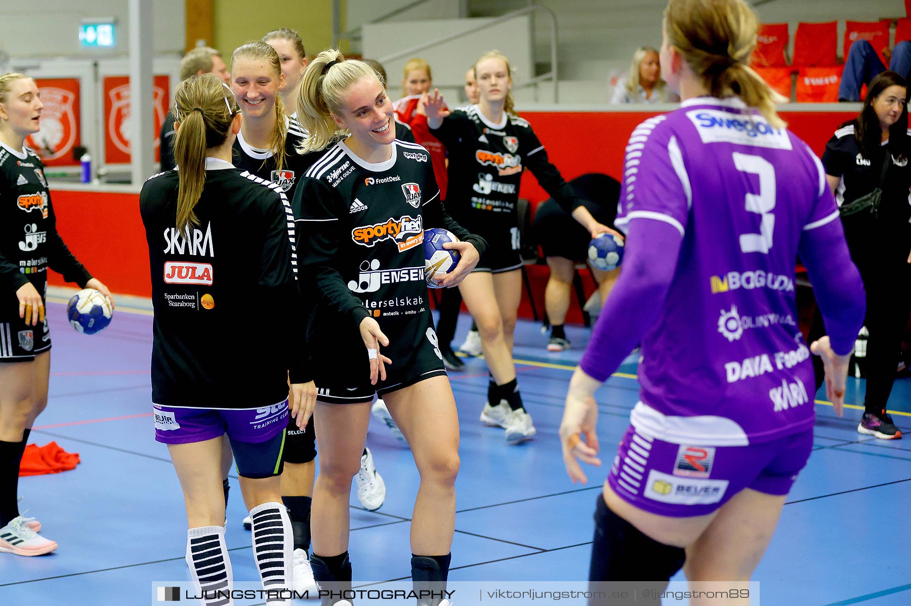 Annliz Cup Superelit Skara HF-Ajax København 11-16,dam,Skövde Idrottshall,Skövde,Sverige,Handboll,,2021,264624