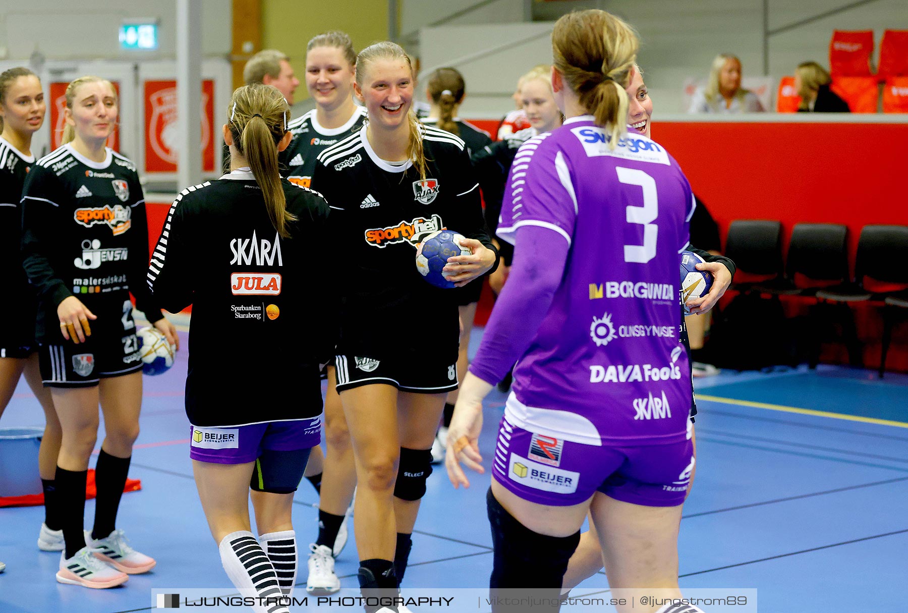 Annliz Cup Superelit Skara HF-Ajax København 11-16,dam,Skövde Idrottshall,Skövde,Sverige,Handboll,,2021,264625