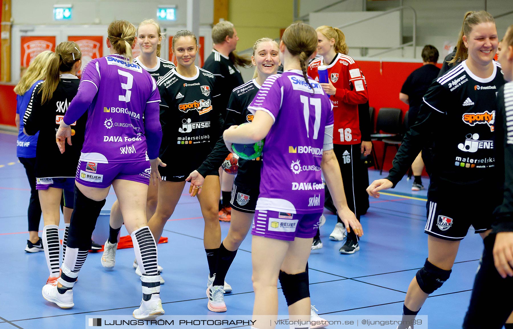 Annliz Cup Superelit Skara HF-Ajax København 11-16,dam,Skövde Idrottshall,Skövde,Sverige,Handboll,,2021,264627