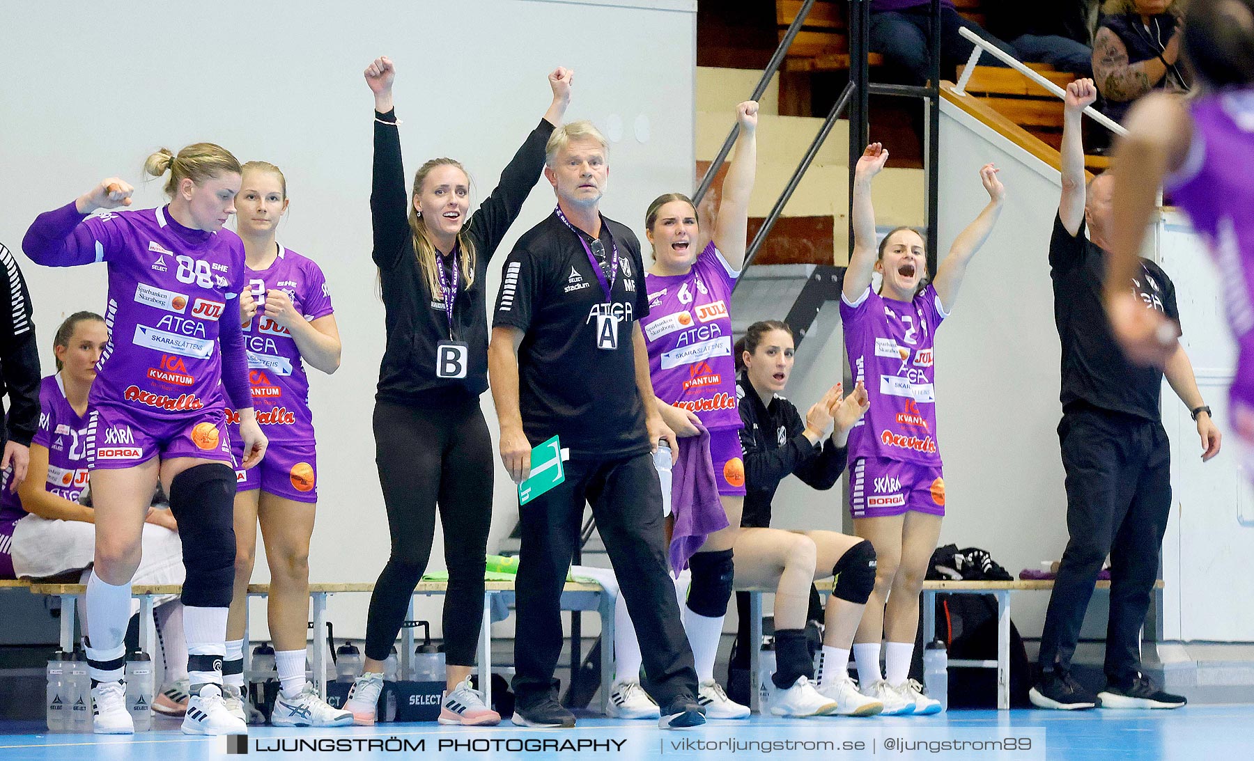 Skara HF-Lugi HF 28-33,dam,Skara Idrottshall,Skara,Sverige,Handboll,,2021,265881