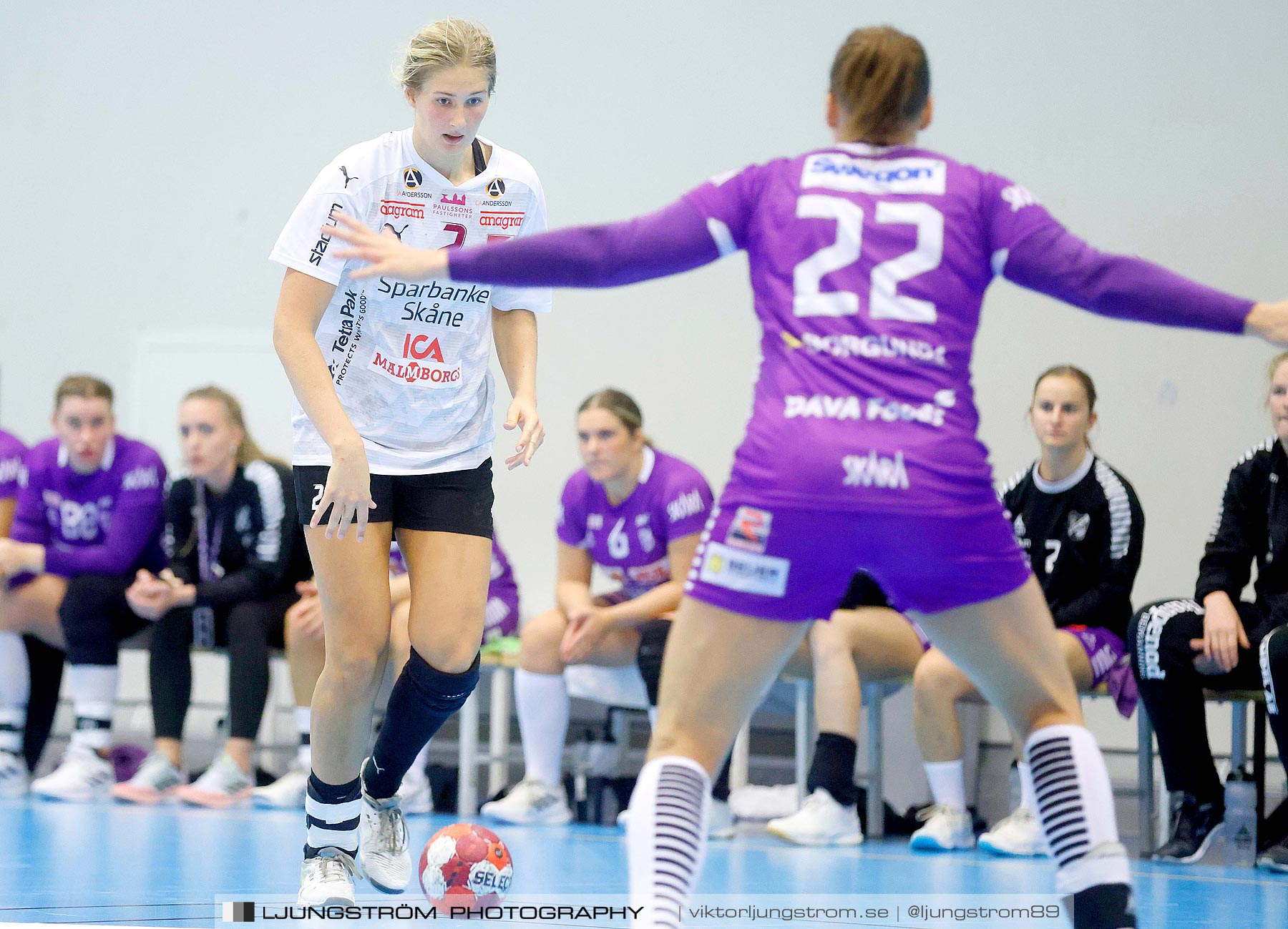 Skara HF-Lugi HF 28-33,dam,Skara Idrottshall,Skara,Sverige,Handboll,,2021,265891