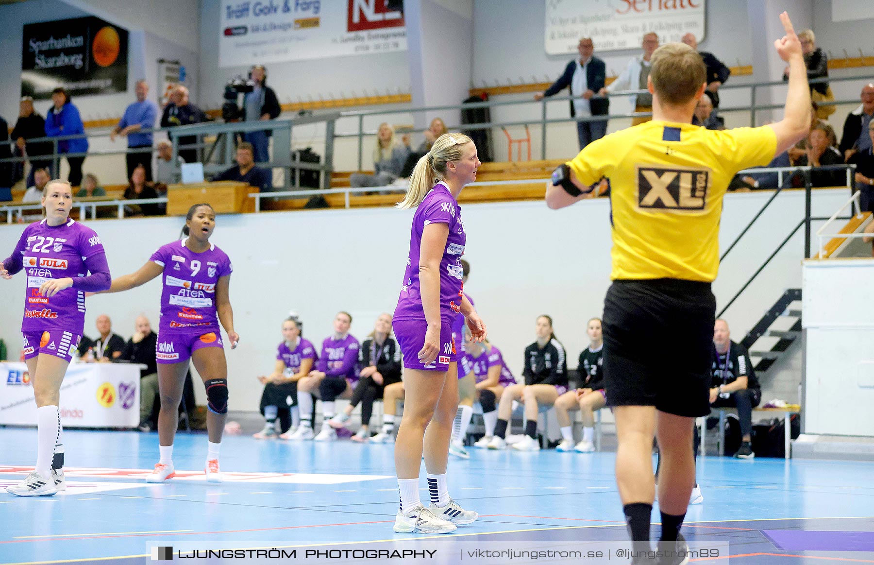 Skara HF-Lugi HF 28-33,dam,Skara Idrottshall,Skara,Sverige,Handboll,,2021,265894