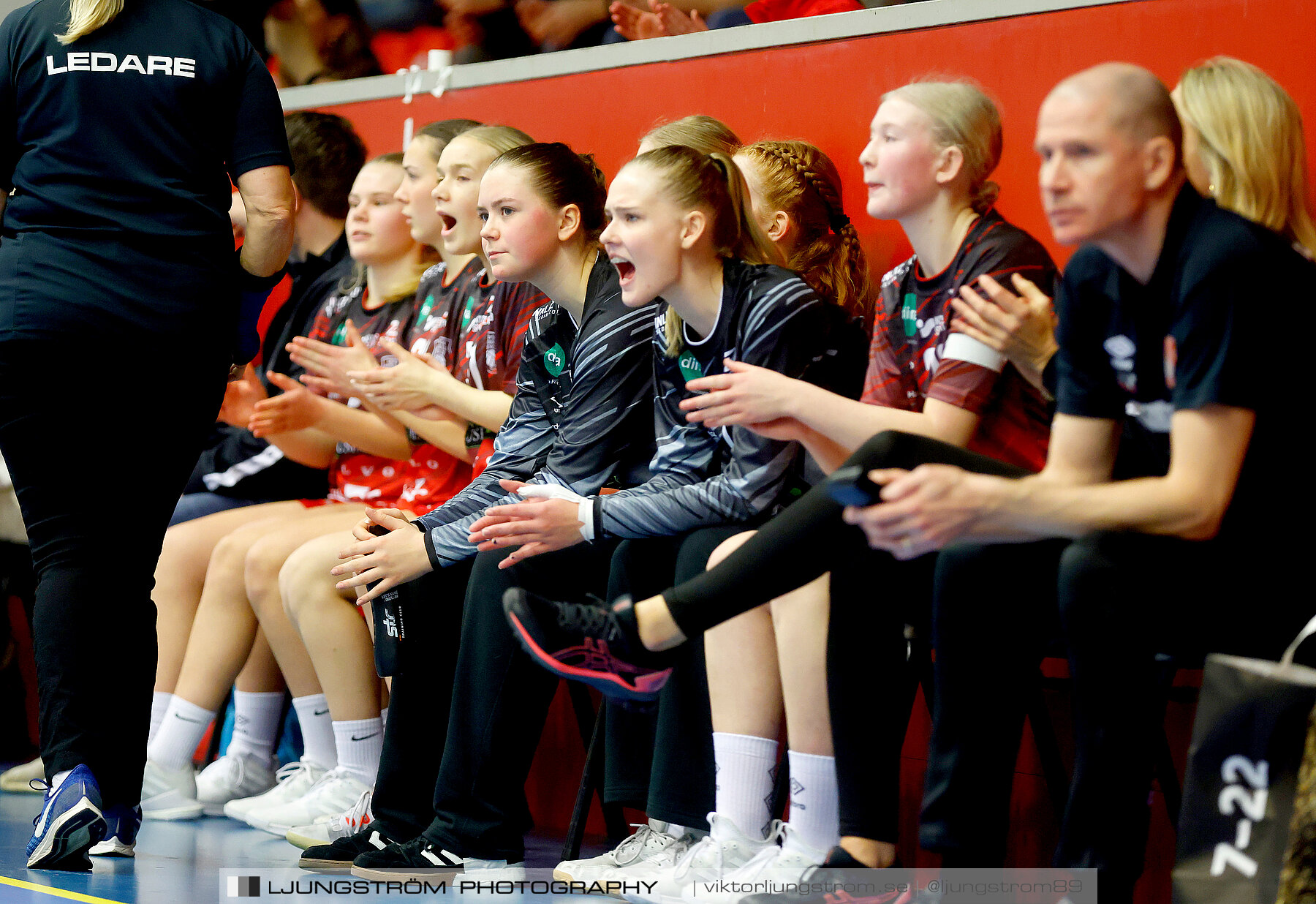 USM F16 Steg 3 Skövde HF Vit F06-IF Hallby HK 2 16-10,dam,Skövde Idrottshall,Skövde,Sverige,Ungdoms-SM,Handboll,2022,272707