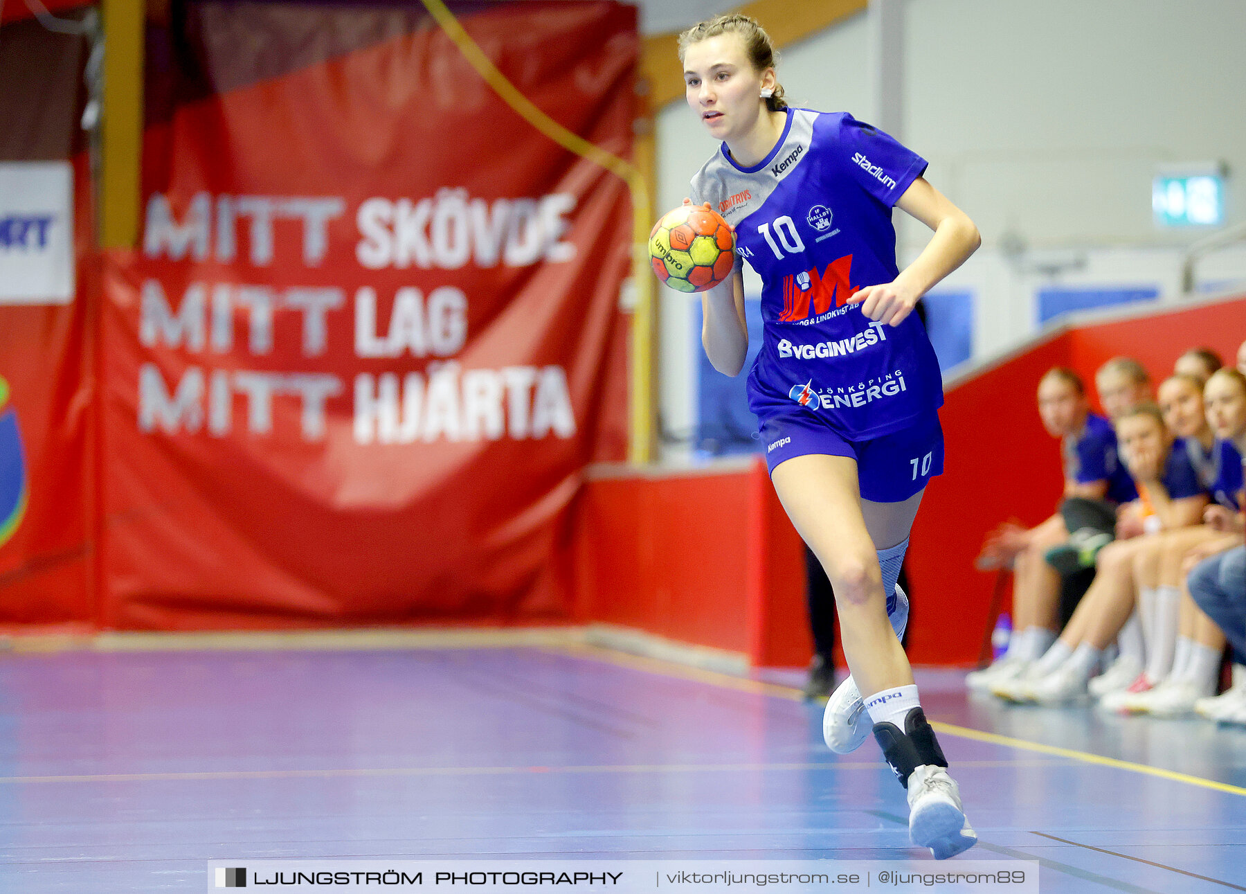 USM F16 Steg 3 Skövde HF Vit F06-IF Hallby HK 2 16-10,dam,Skövde Idrottshall,Skövde,Sverige,Ungdoms-SM,Handboll,2022,272731