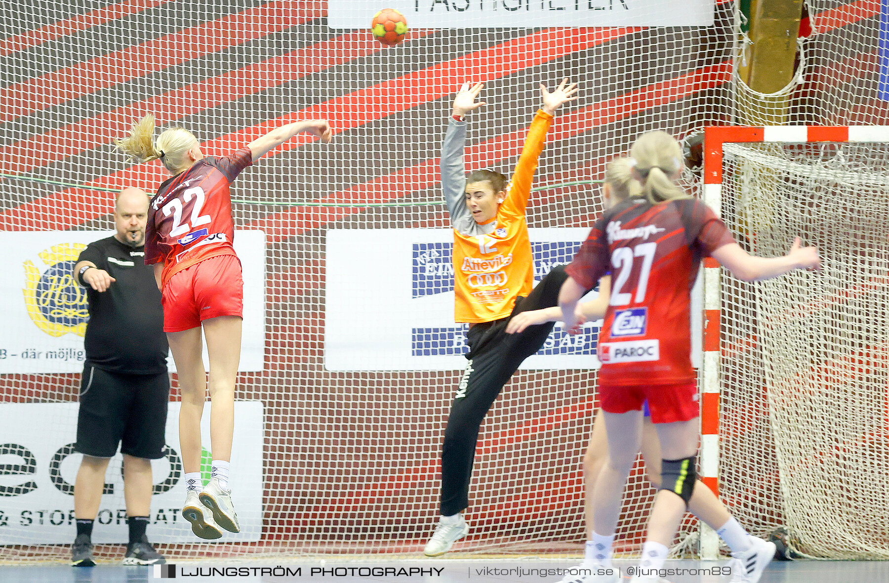 USM F16 Steg 3 Skövde HF Vit F06-IF Hallby HK 2 16-10,dam,Skövde Idrottshall,Skövde,Sverige,Ungdoms-SM,Handboll,2022,272743