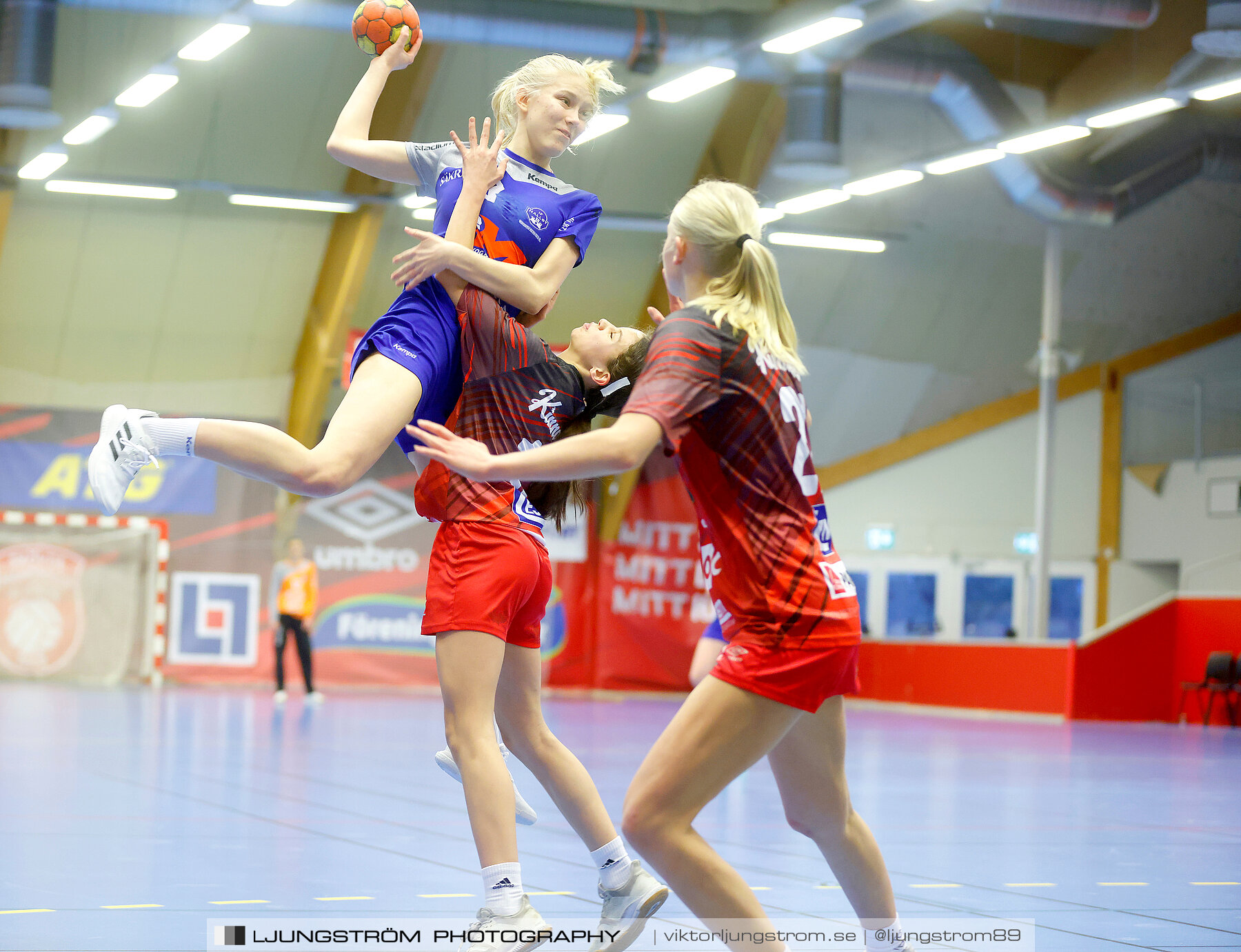 USM F16 Steg 3 Skövde HF Vit F06-IF Hallby HK 2 16-10,dam,Skövde Idrottshall,Skövde,Sverige,Ungdoms-SM,Handboll,2022,272749