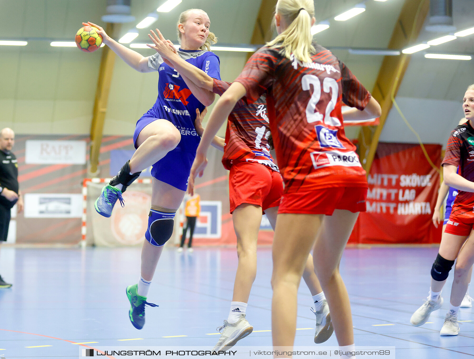 USM F16 Steg 3 Skövde HF Vit F06-IF Hallby HK 2 16-10,dam,Skövde Idrottshall,Skövde,Sverige,Ungdoms-SM,Handboll,2022,272753