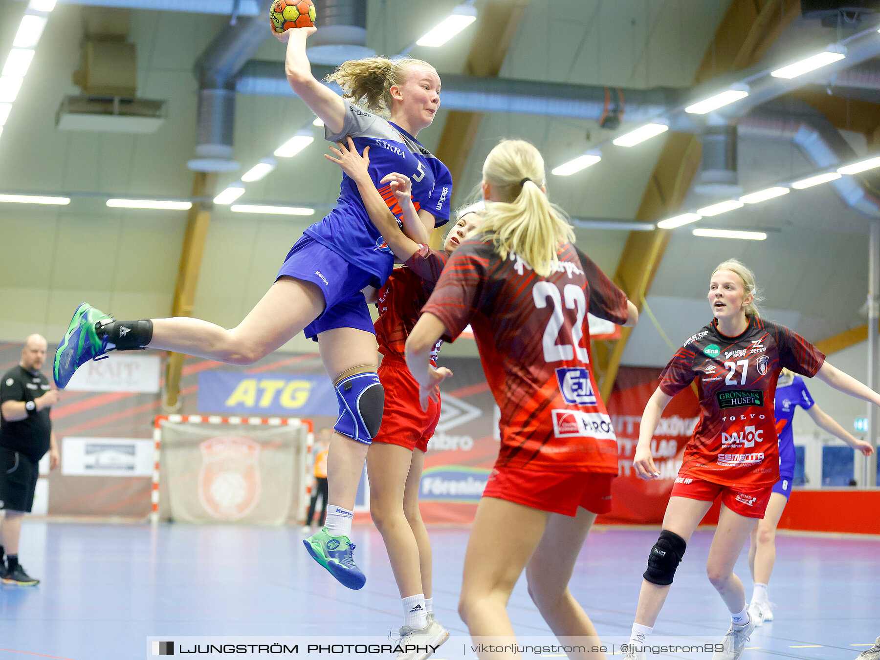 USM F16 Steg 3 Skövde HF Vit F06-IF Hallby HK 2 16-10,dam,Skövde Idrottshall,Skövde,Sverige,Ungdoms-SM,Handboll,2022,272757