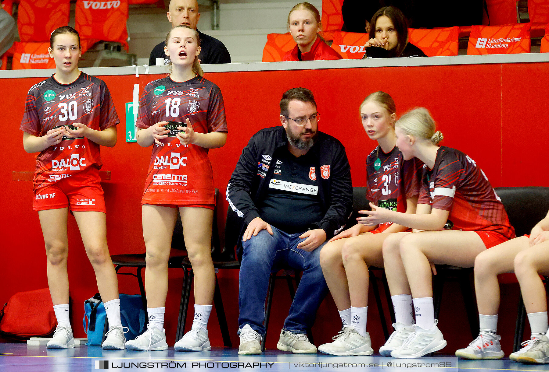 USM F16 Steg 3 Skövde HF Vit F06-IF Hallby HK 2 16-10,dam,Skövde Idrottshall,Skövde,Sverige,Ungdoms-SM,Handboll,2022,272759