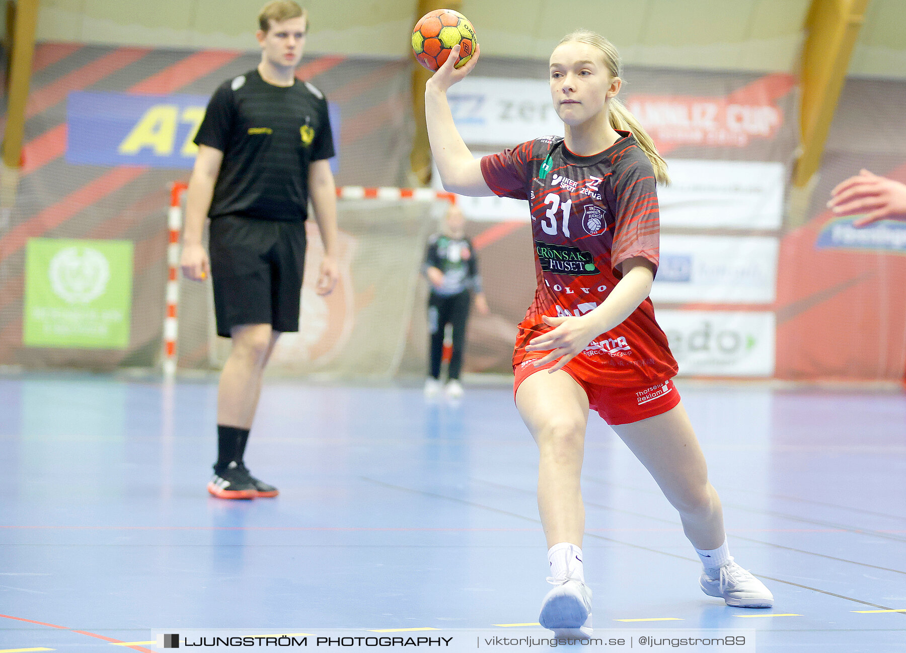 USM F16 Steg 3 Skövde HF Vit F06-IF Hallby HK 2 16-10,dam,Skövde Idrottshall,Skövde,Sverige,Ungdoms-SM,Handboll,2022,272769