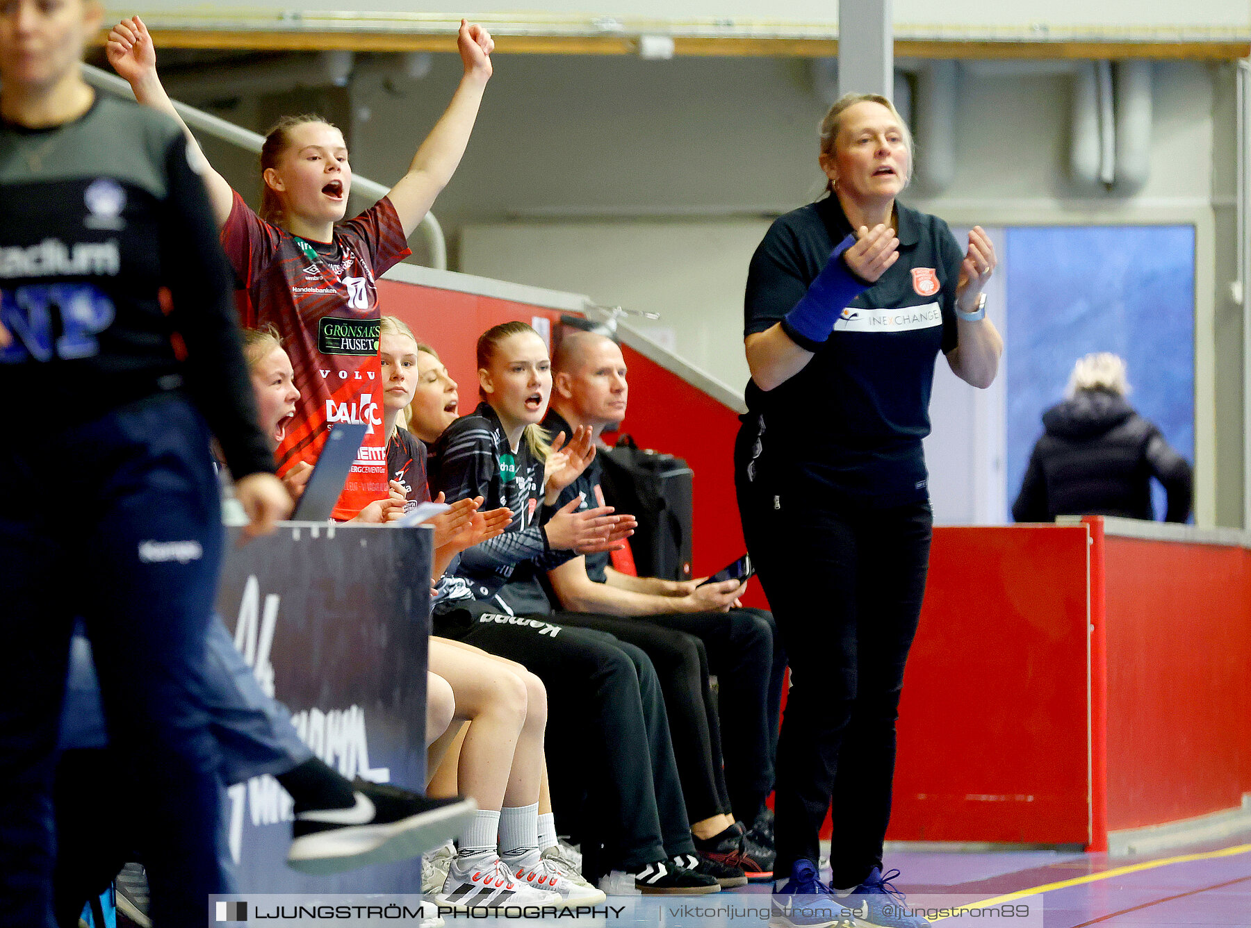 USM F16 Steg 3 Skövde HF Vit F06-IF Hallby HK 2 16-10,dam,Skövde Idrottshall,Skövde,Sverige,Ungdoms-SM,Handboll,2022,272777