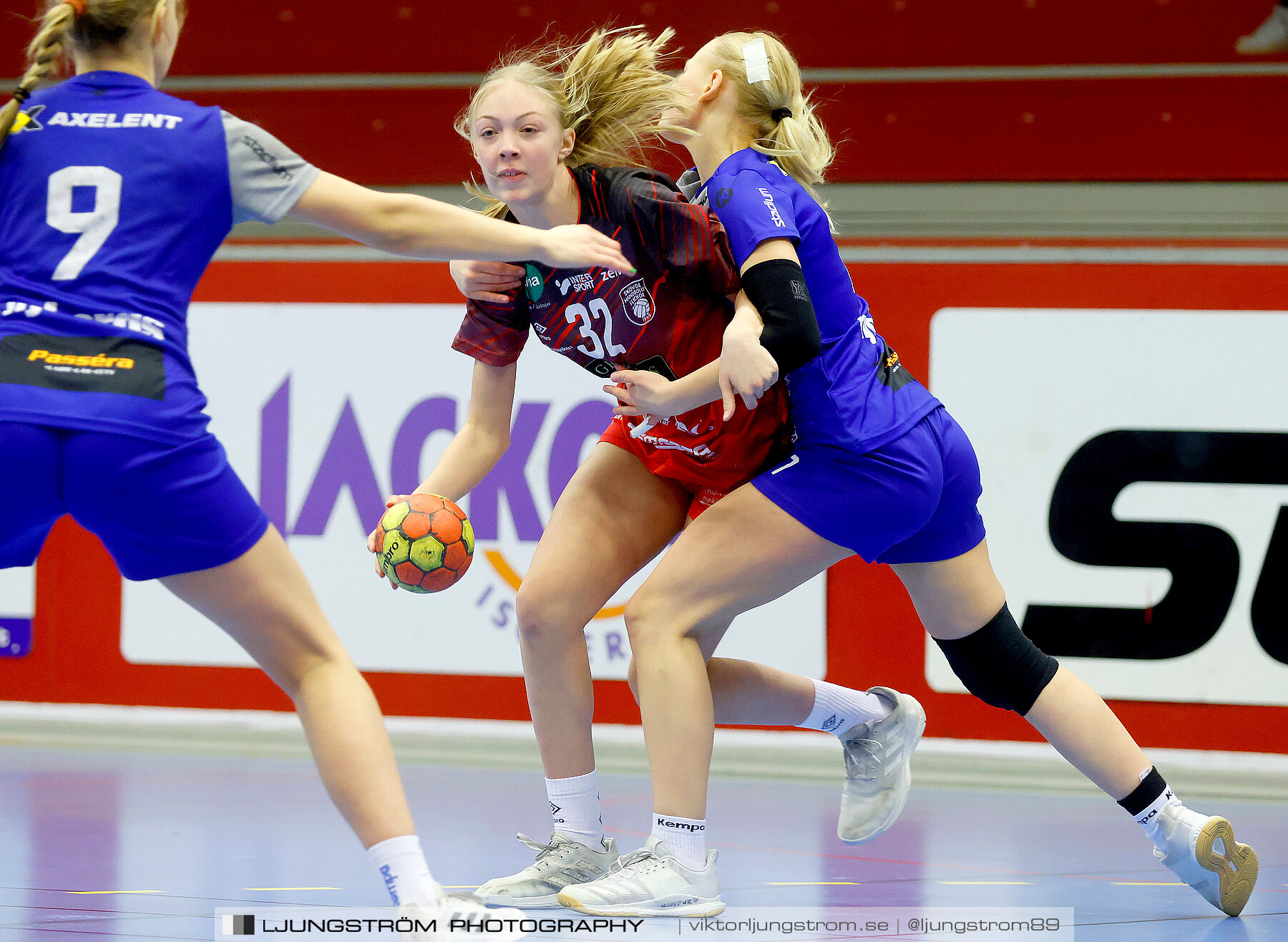 USM F16 Steg 3 Skövde HF Vit F06-IF Hallby HK 2 16-10,dam,Skövde Idrottshall,Skövde,Sverige,Ungdoms-SM,Handboll,2022,272781