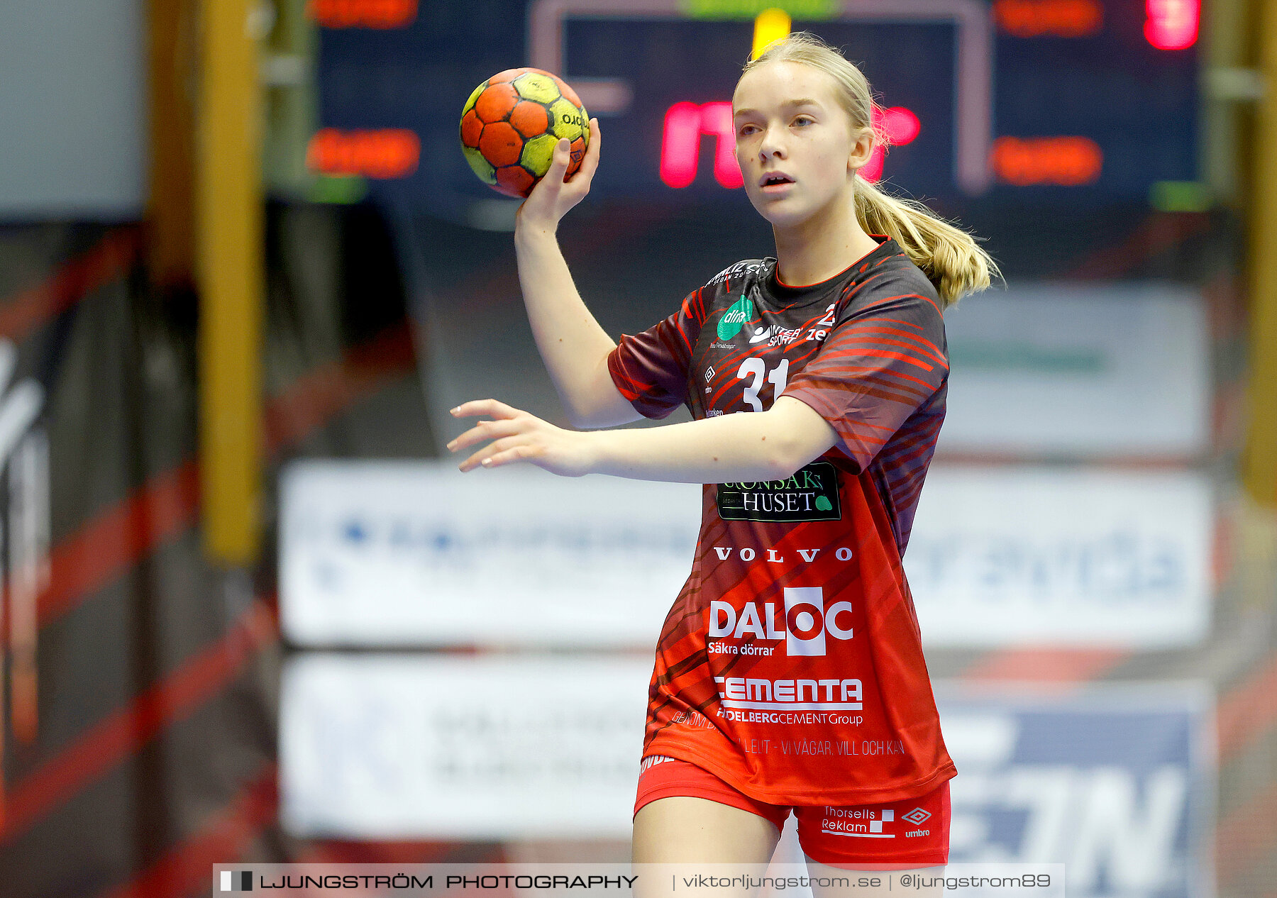 USM F16 Steg 3 Skövde HF Vit F06-IF Hallby HK 2 16-10,dam,Skövde Idrottshall,Skövde,Sverige,Ungdoms-SM,Handboll,2022,272783