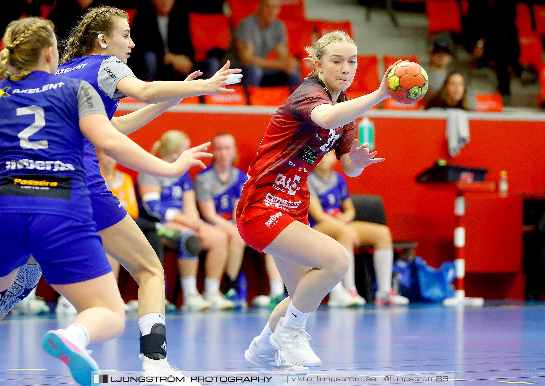 USM F16 Steg 3 Skövde HF Vit F06-IF Hallby HK 2 16-10,dam,Skövde Idrottshall,Skövde,Sverige,Ungdoms-SM,Handboll,2022,272802