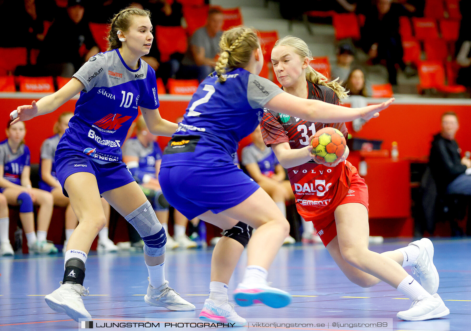 USM F16 Steg 3 Skövde HF Vit F06-IF Hallby HK 2 16-10,dam,Skövde Idrottshall,Skövde,Sverige,Ungdoms-SM,Handboll,2022,272803