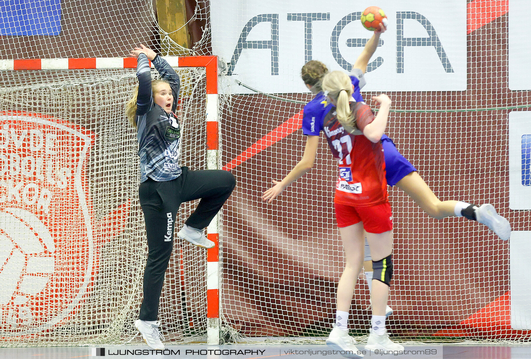 USM F16 Steg 3 Skövde HF Vit F06-IF Hallby HK 2 16-10,dam,Skövde Idrottshall,Skövde,Sverige,Ungdoms-SM,Handboll,2022,272831