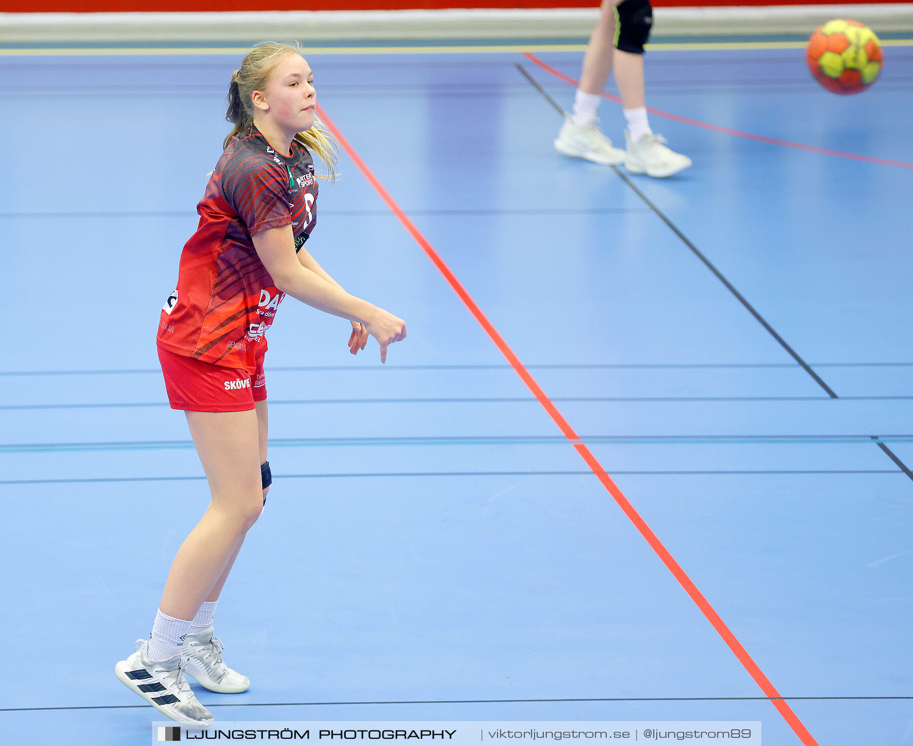 USM F16 Steg 3 Skövde HF Vit F06-IF Hallby HK 2 16-10,dam,Skövde Idrottshall,Skövde,Sverige,Ungdoms-SM,Handboll,2022,272849