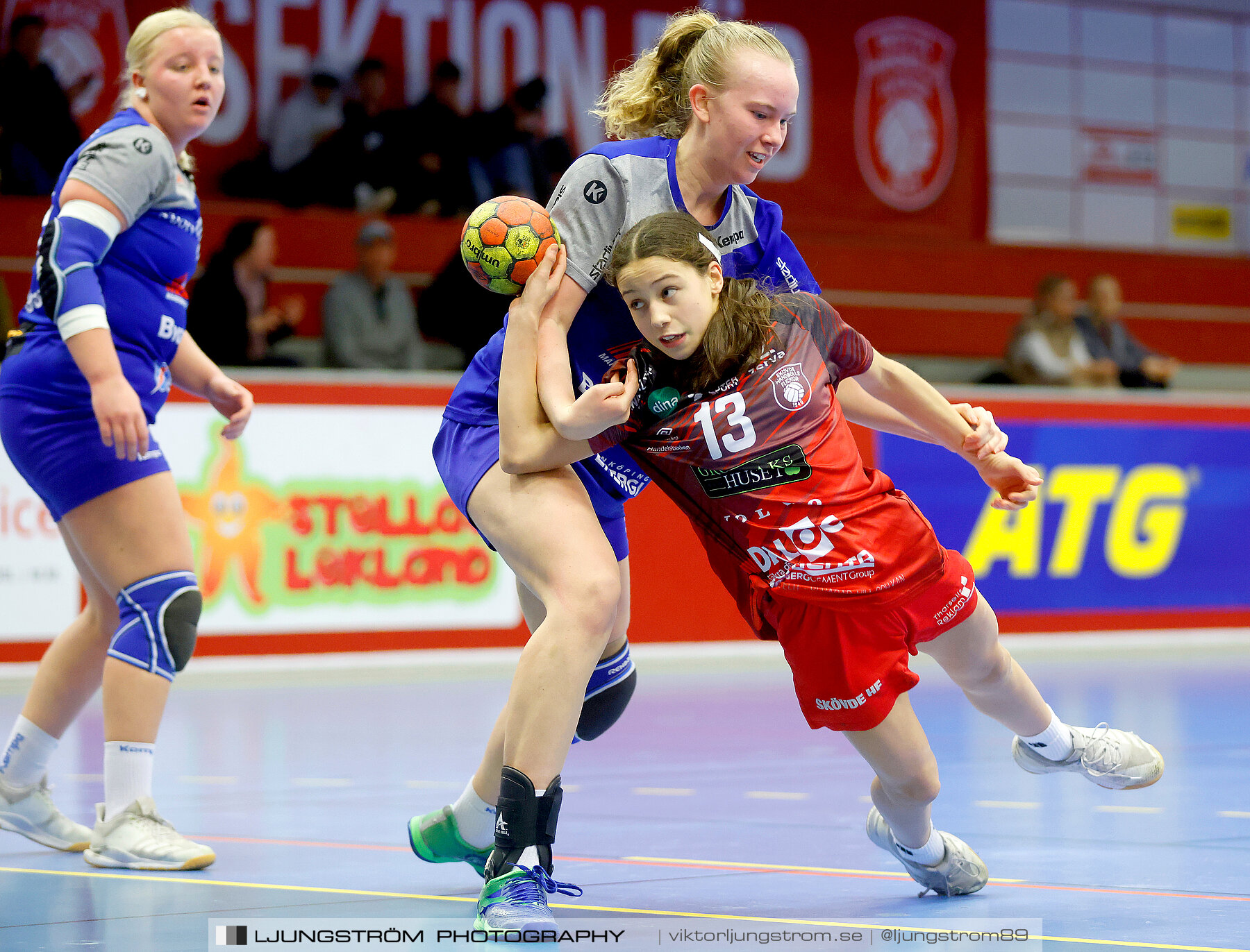 USM F16 Steg 3 Skövde HF Vit F06-IF Hallby HK 2 16-10,dam,Skövde Idrottshall,Skövde,Sverige,Ungdoms-SM,Handboll,2022,272878