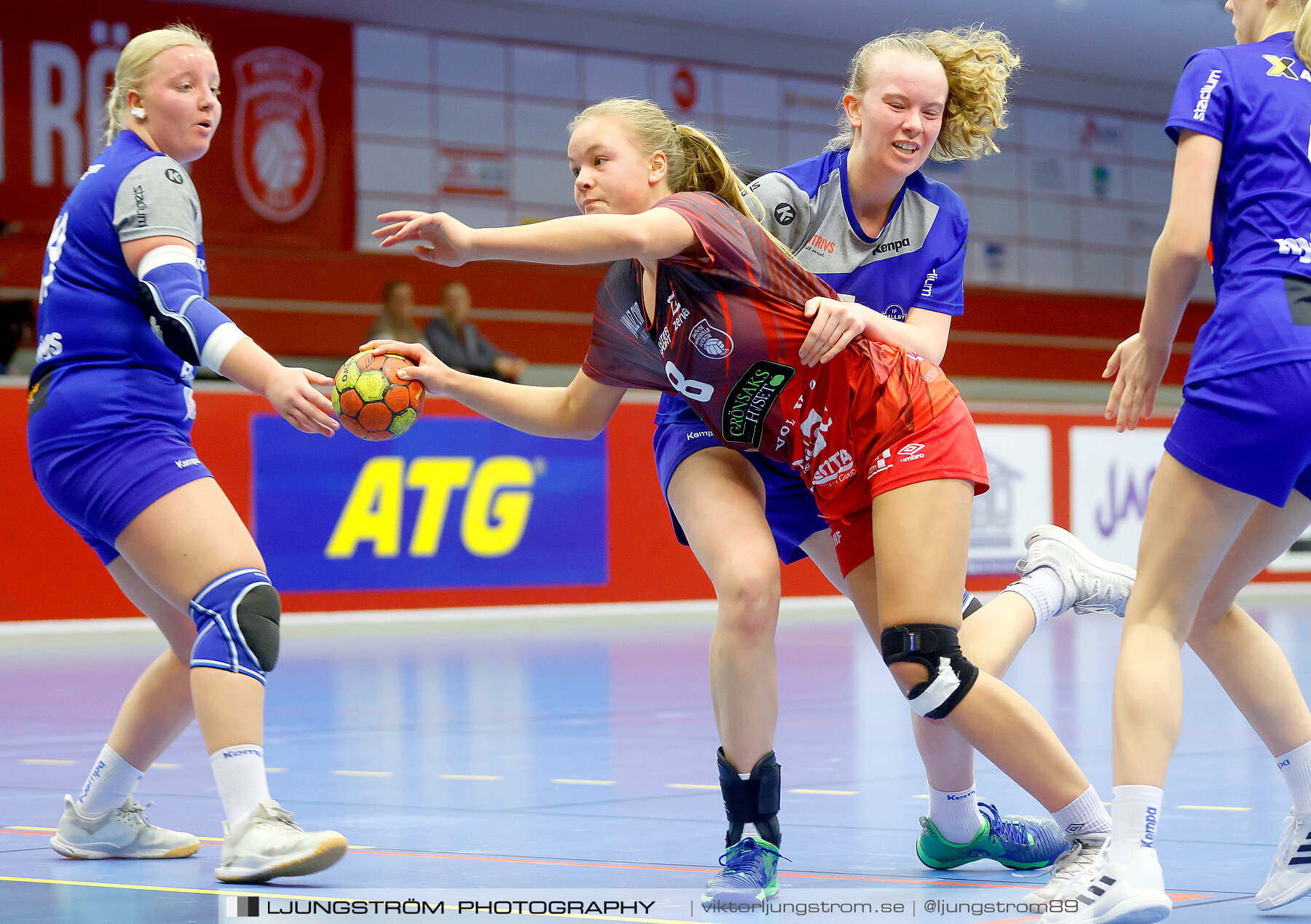 USM F16 Steg 3 Skövde HF Vit F06-IF Hallby HK 2 16-10,dam,Skövde Idrottshall,Skövde,Sverige,Ungdoms-SM,Handboll,2022,272889