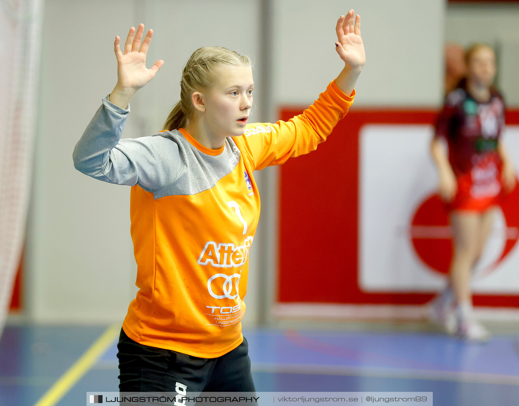 USM F16 Steg 3 Skövde HF Vit F06-IF Hallby HK 2 16-10,dam,Skövde Idrottshall,Skövde,Sverige,Ungdoms-SM,Handboll,2022,272916