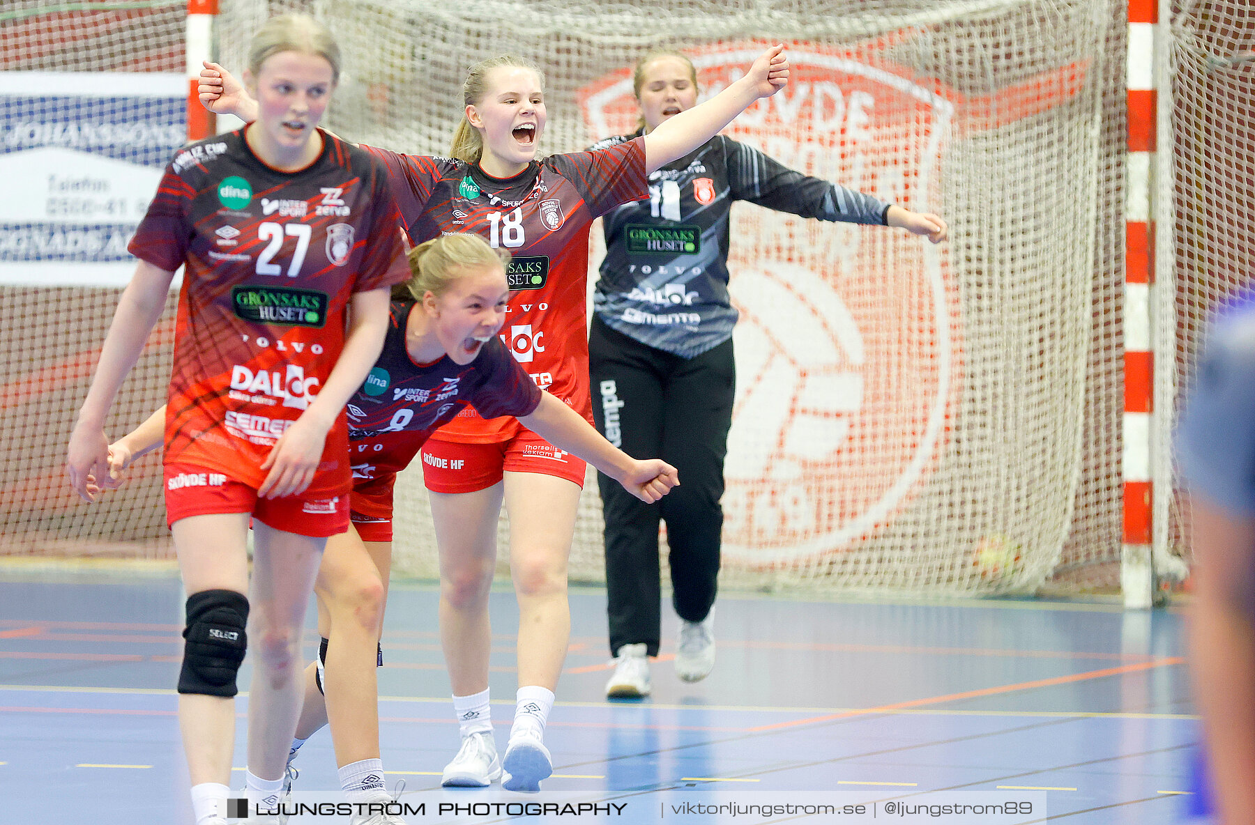 USM F16 Steg 3 Skövde HF Vit F06-IF Hallby HK 2 16-10,dam,Skövde Idrottshall,Skövde,Sverige,Ungdoms-SM,Handboll,2022,272942