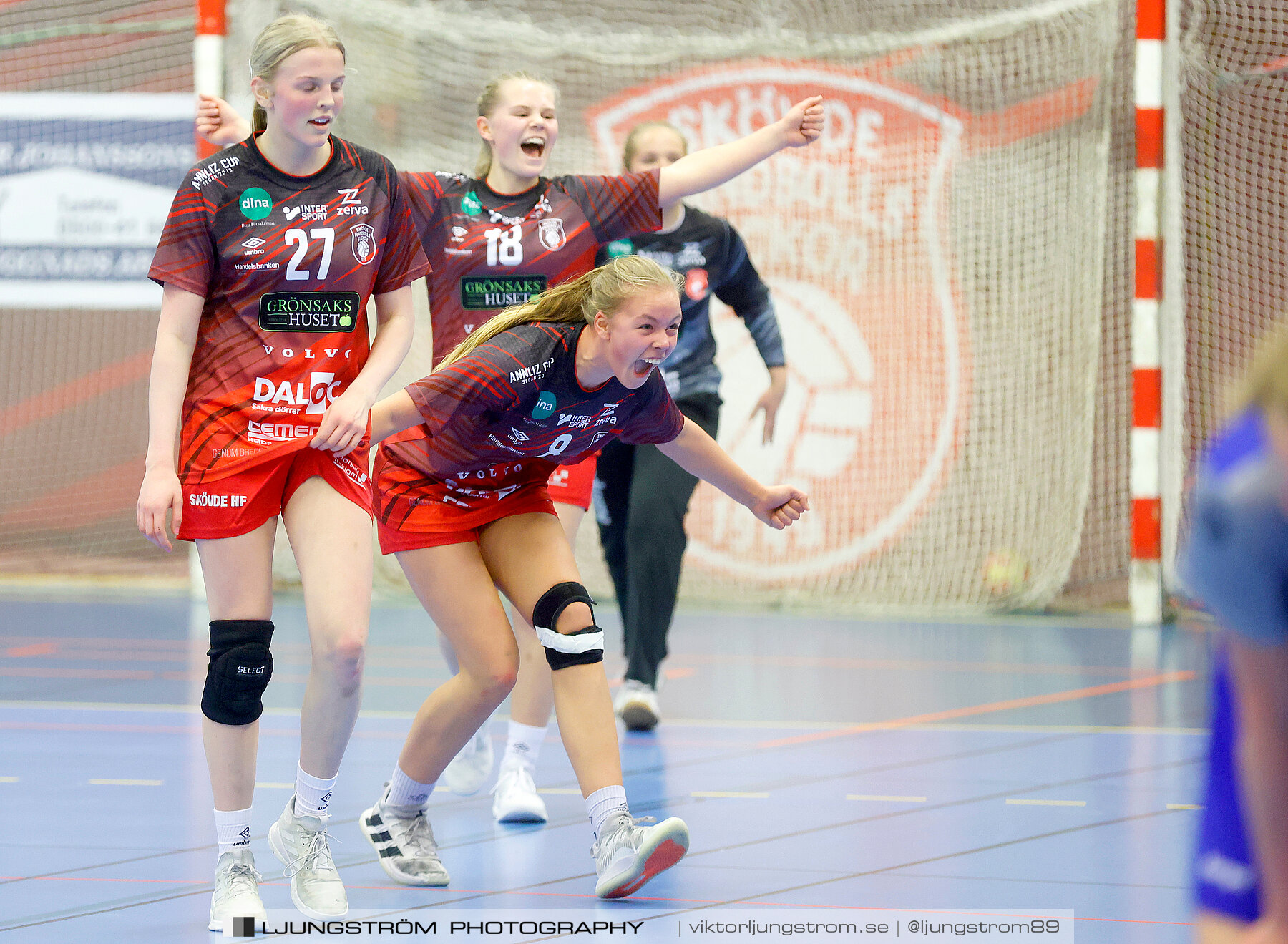 USM F16 Steg 3 Skövde HF Vit F06-IF Hallby HK 2 16-10,dam,Skövde Idrottshall,Skövde,Sverige,Ungdoms-SM,Handboll,2022,272943