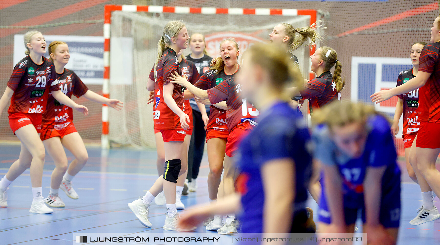 USM F16 Steg 3 Skövde HF Vit F06-IF Hallby HK 2 16-10,dam,Skövde Idrottshall,Skövde,Sverige,Ungdoms-SM,Handboll,2022,272944