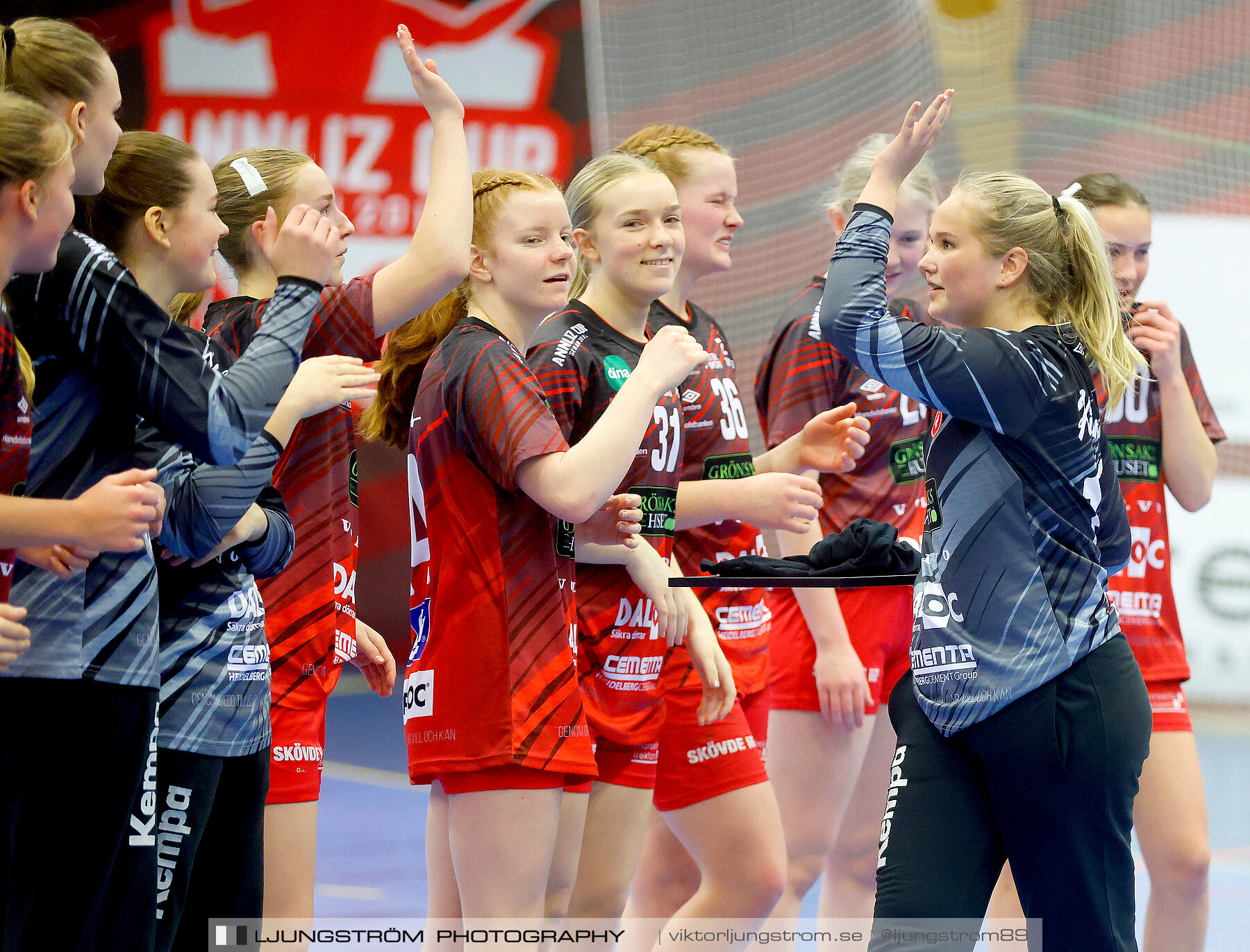 USM F16 Steg 3 Skövde HF Vit F06-IF Hallby HK 2 16-10,dam,Skövde Idrottshall,Skövde,Sverige,Ungdoms-SM,Handboll,2022,272963