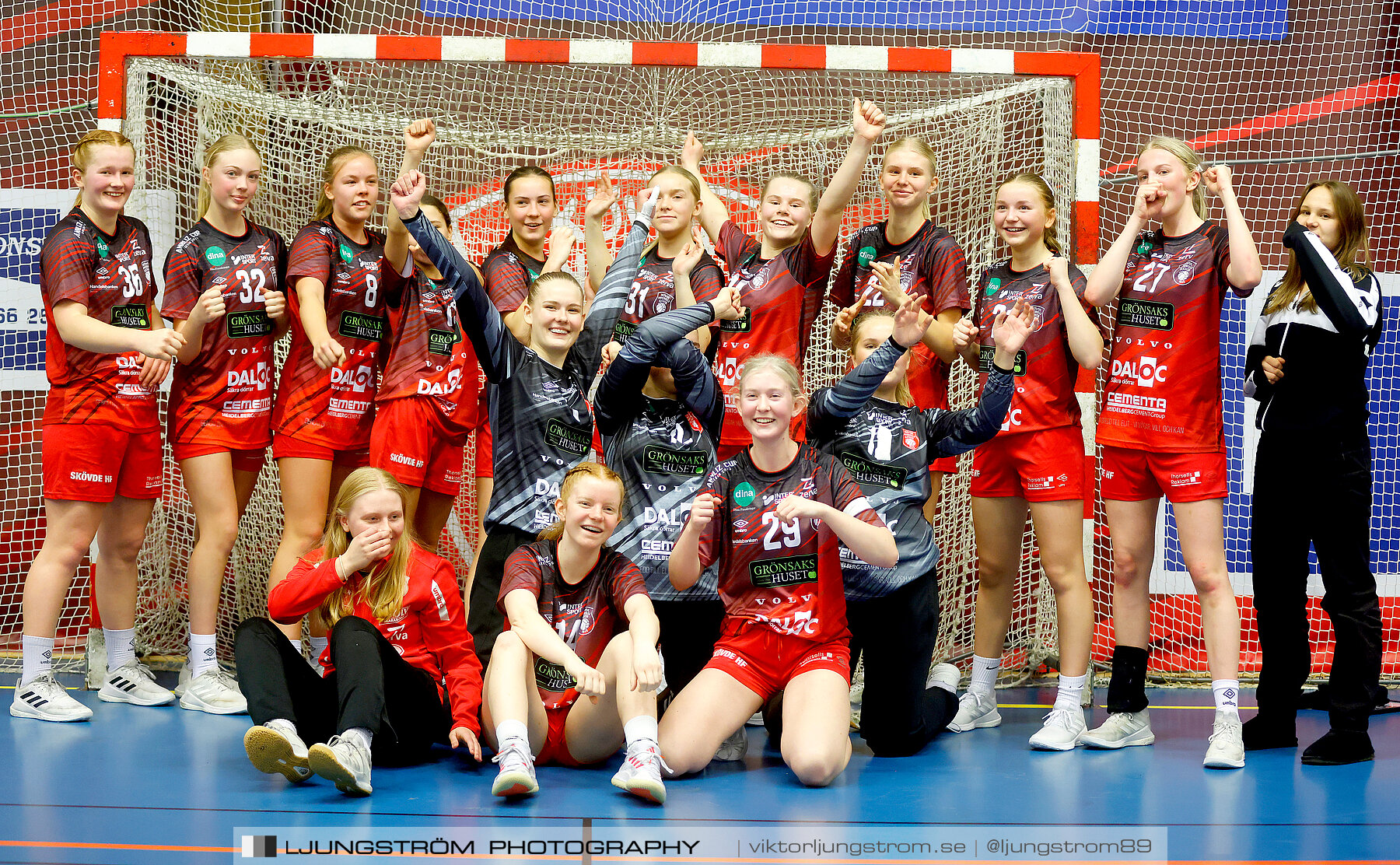 USM F16 Steg 3 Skövde HF Vit F06-IF Hallby HK 2 16-10,dam,Skövde Idrottshall,Skövde,Sverige,Ungdoms-SM,Handboll,2022,272972