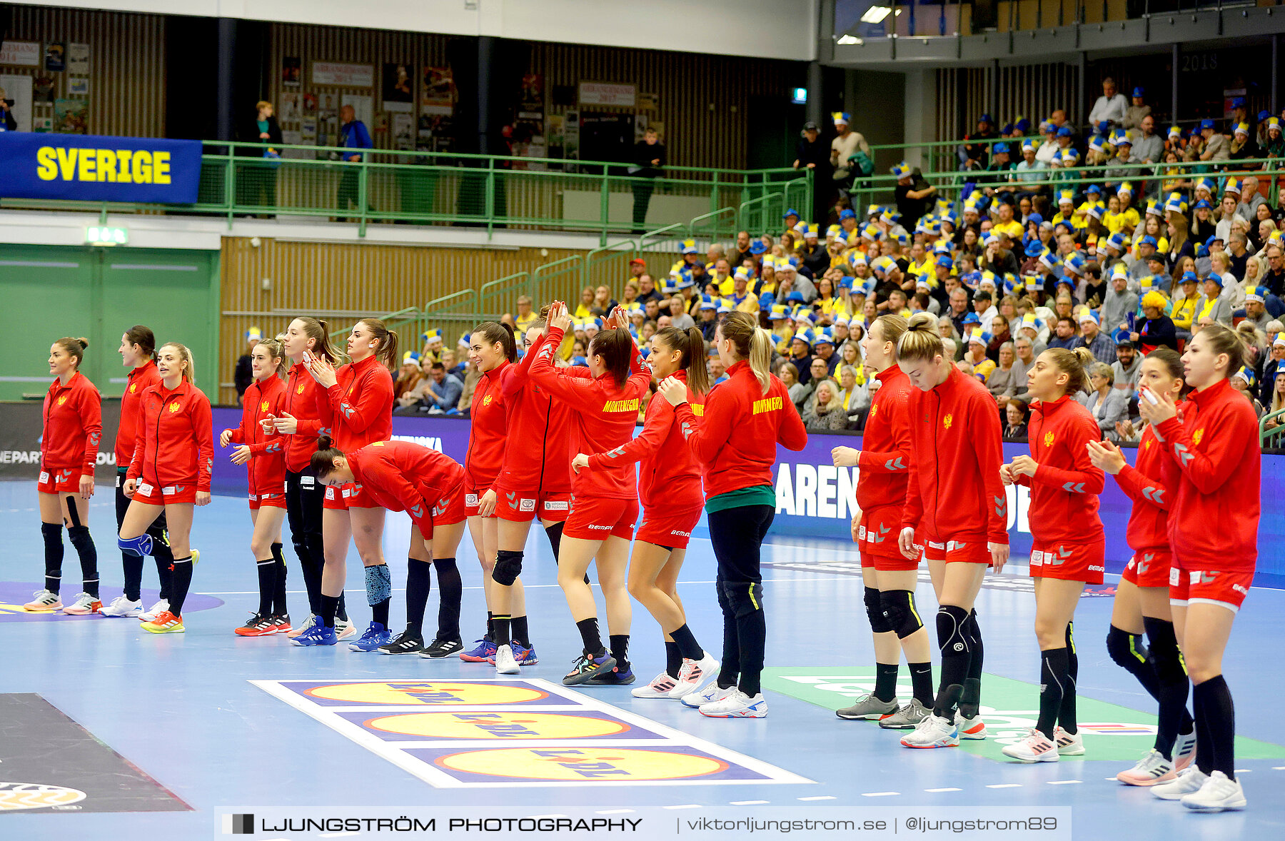 Landskamp Sverige-Montenegro 31-26,dam,Arena Skövde,Skövde,Sverige,Handboll,,2021,273014