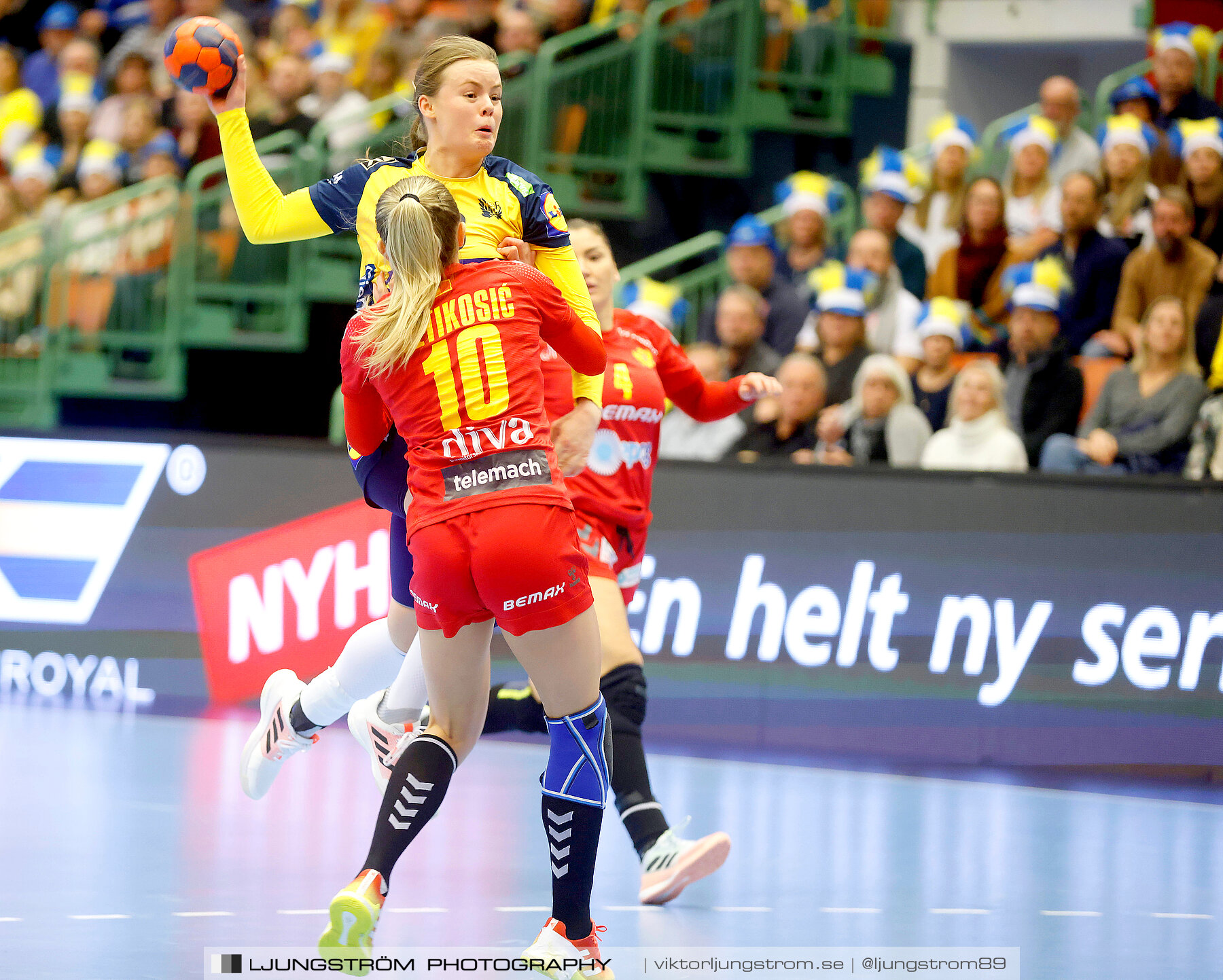 Landskamp Sverige-Montenegro 31-26,dam,Arena Skövde,Skövde,Sverige,Handboll,,2021,273075