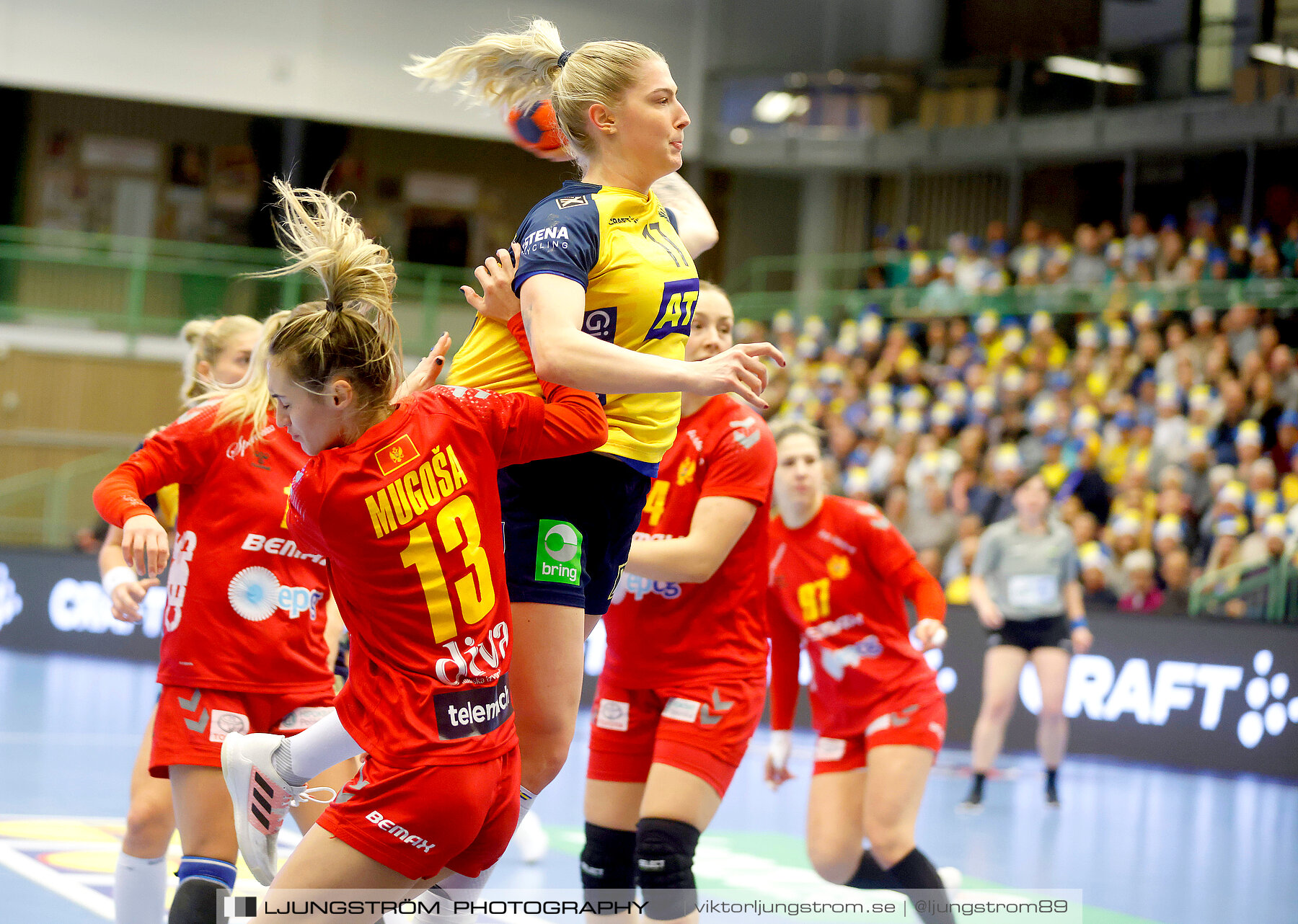 Landskamp Sverige-Montenegro 31-26,dam,Arena Skövde,Skövde,Sverige,Handboll,,2021,273081