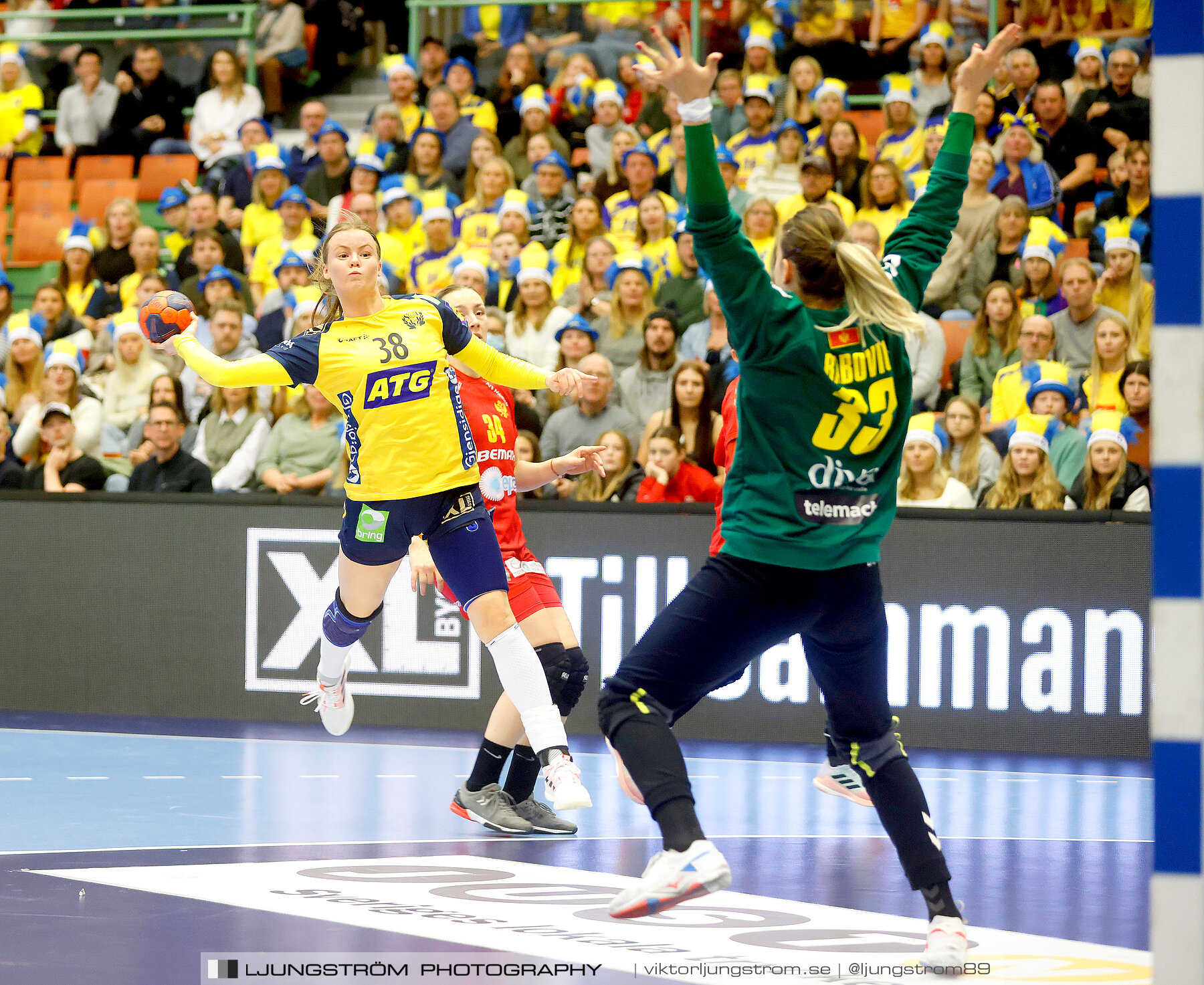 Landskamp Sverige-Montenegro 31-26,dam,Arena Skövde,Skövde,Sverige,Handboll,,2021,273090