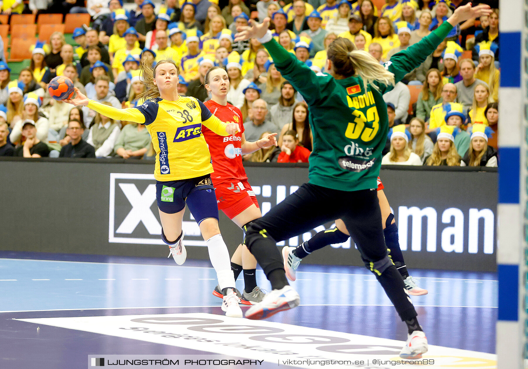 Landskamp Sverige-Montenegro 31-26,dam,Arena Skövde,Skövde,Sverige,Handboll,,2021,273091