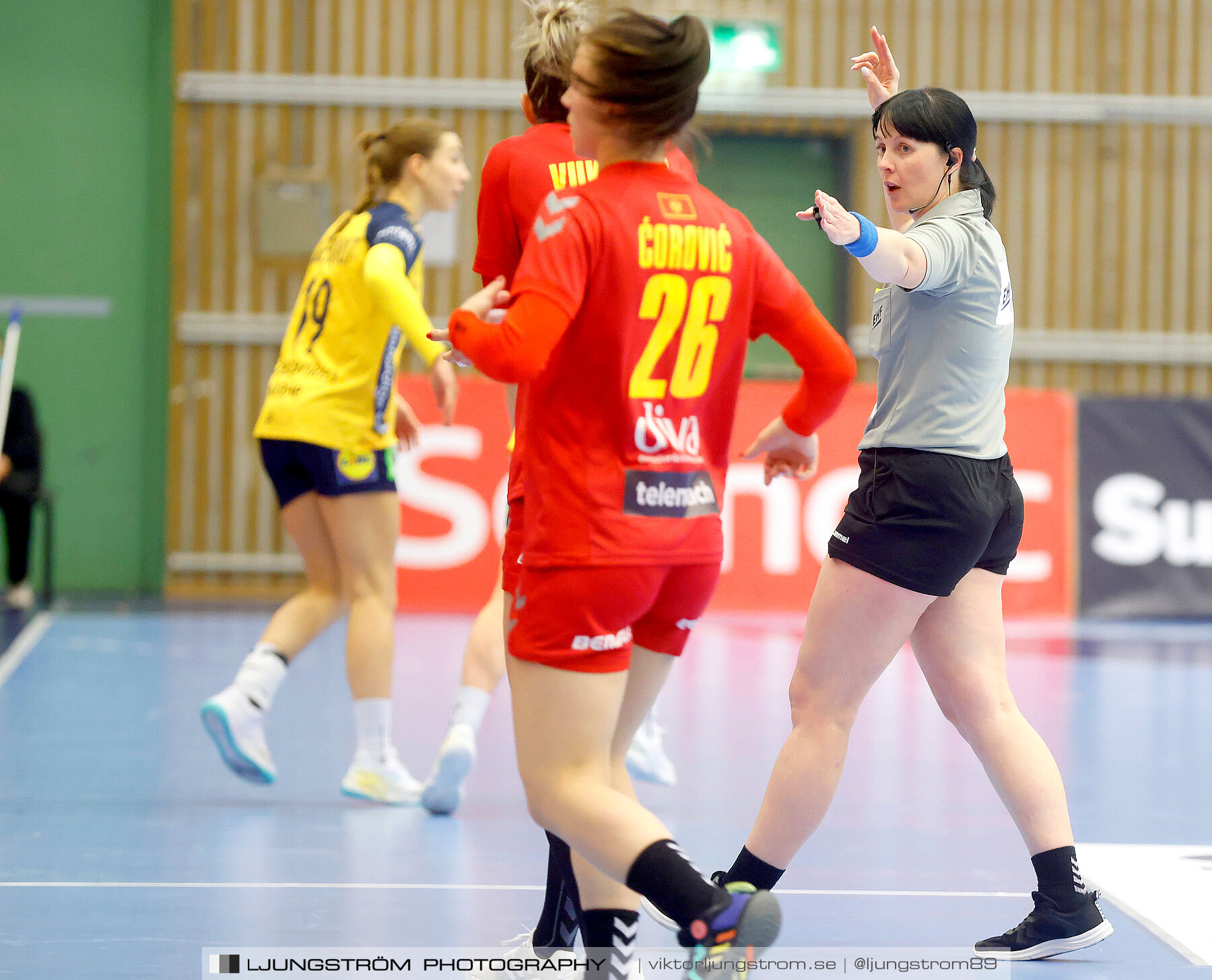 Landskamp Sverige-Montenegro 31-26,dam,Arena Skövde,Skövde,Sverige,Handboll,,2021,273104