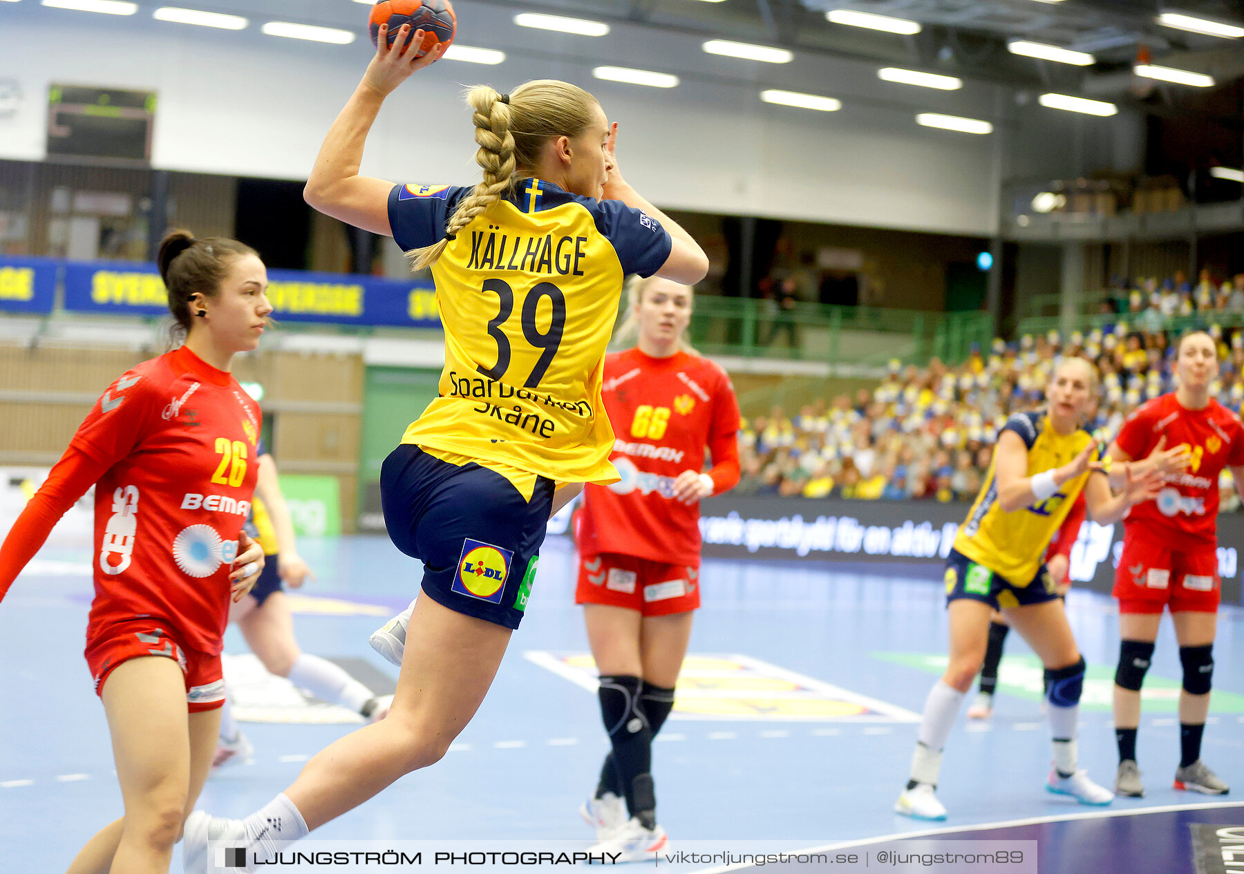 Landskamp Sverige-Montenegro 31-26,dam,Arena Skövde,Skövde,Sverige,Handboll,,2021,273107