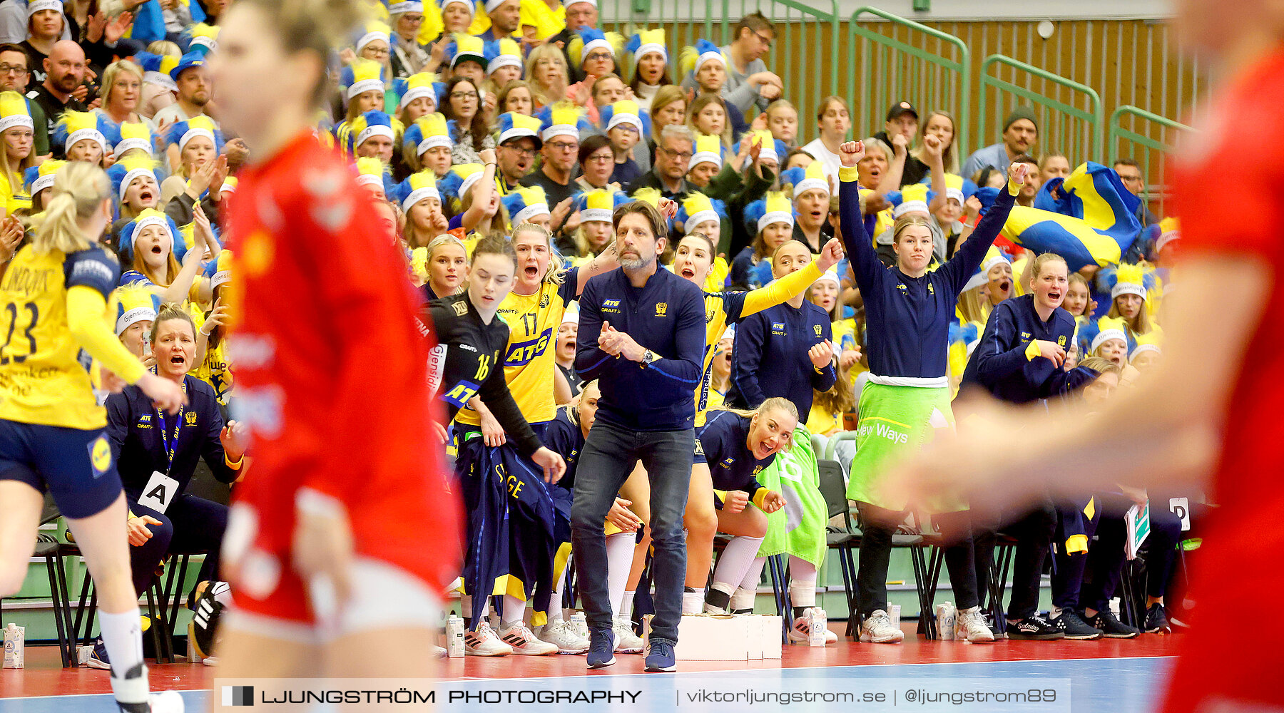 Landskamp Sverige-Montenegro 31-26,dam,Arena Skövde,Skövde,Sverige,Handboll,,2021,273144