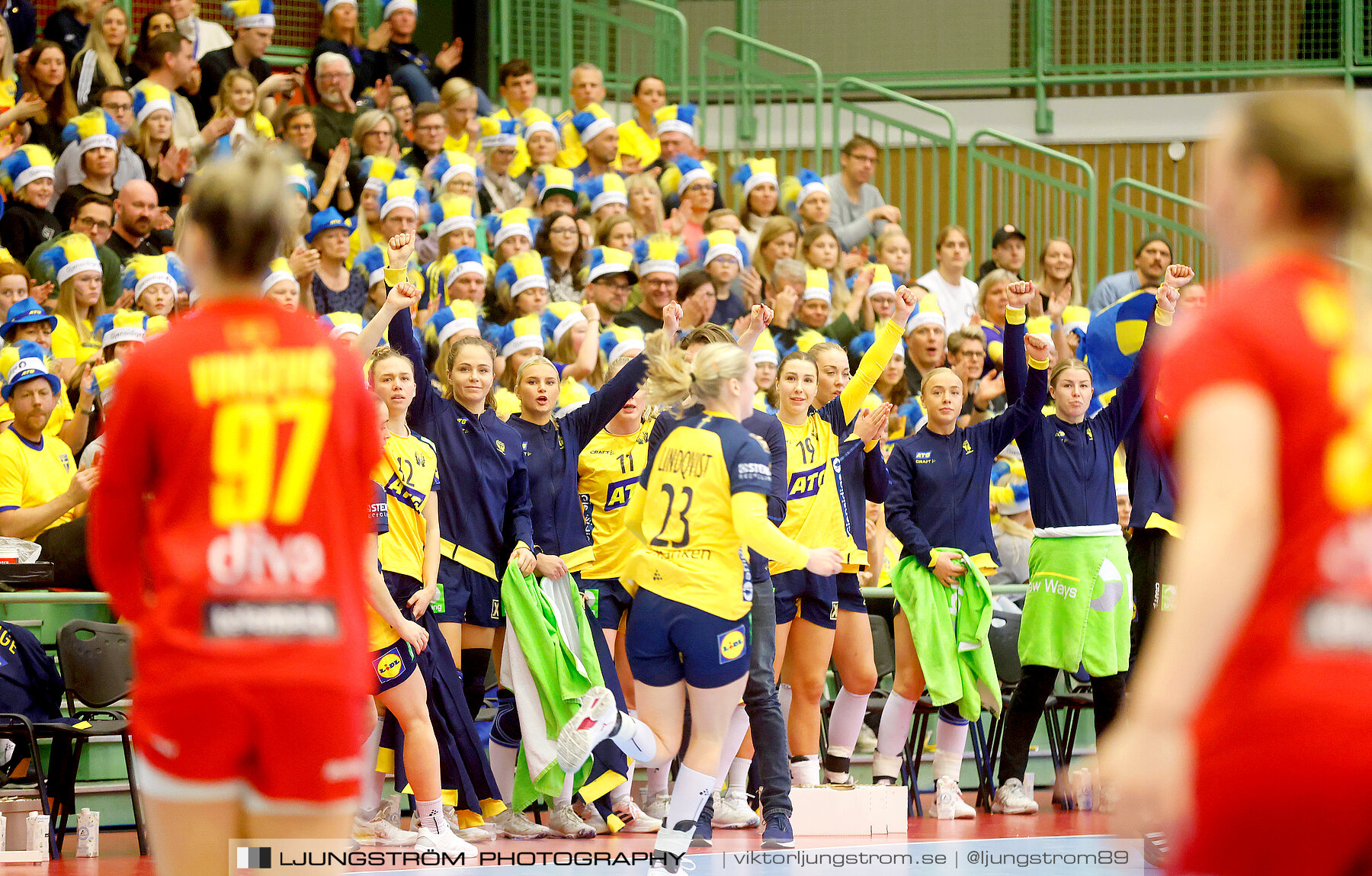 Landskamp Sverige-Montenegro 31-26,dam,Arena Skövde,Skövde,Sverige,Handboll,,2021,273145