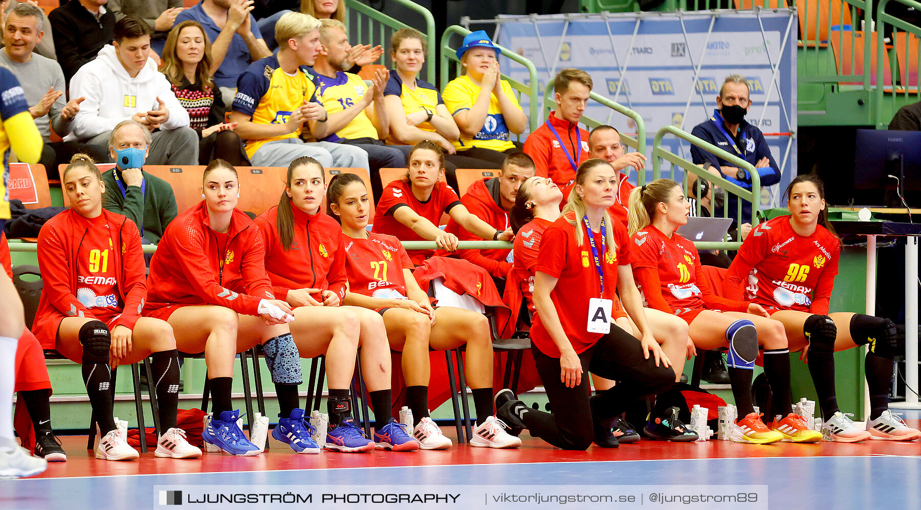 Landskamp Sverige-Montenegro 31-26,dam,Arena Skövde,Skövde,Sverige,Handboll,,2021,273210