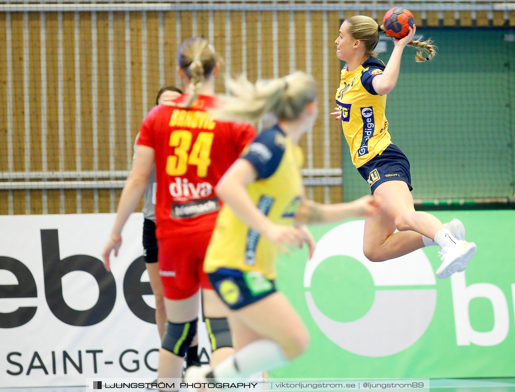 Landskamp Sverige-Montenegro 31-26,dam,Arena Skövde,Skövde,Sverige,Handboll,,2021,273261