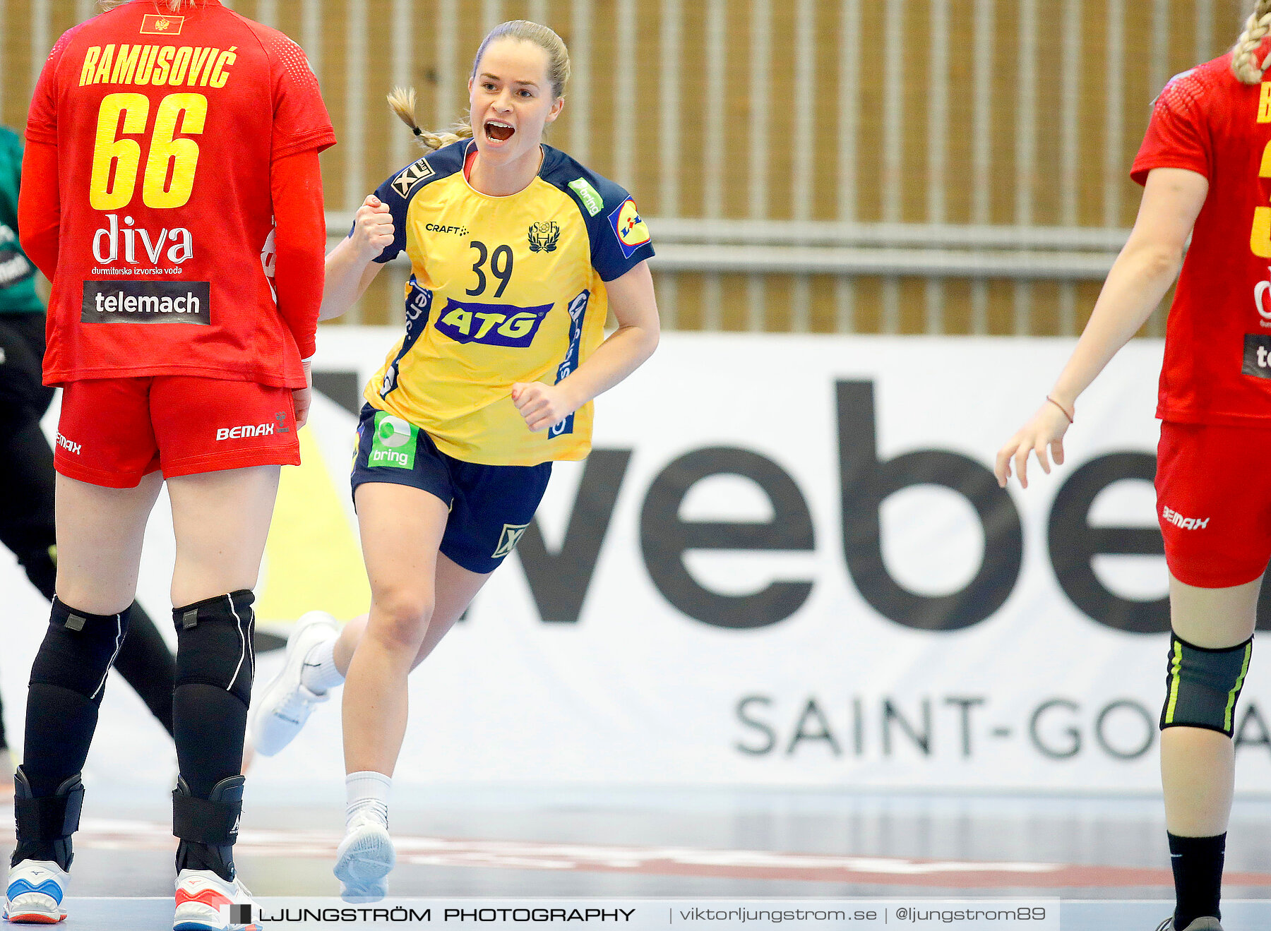 Landskamp Sverige-Montenegro 31-26,dam,Arena Skövde,Skövde,Sverige,Handboll,,2021,273263