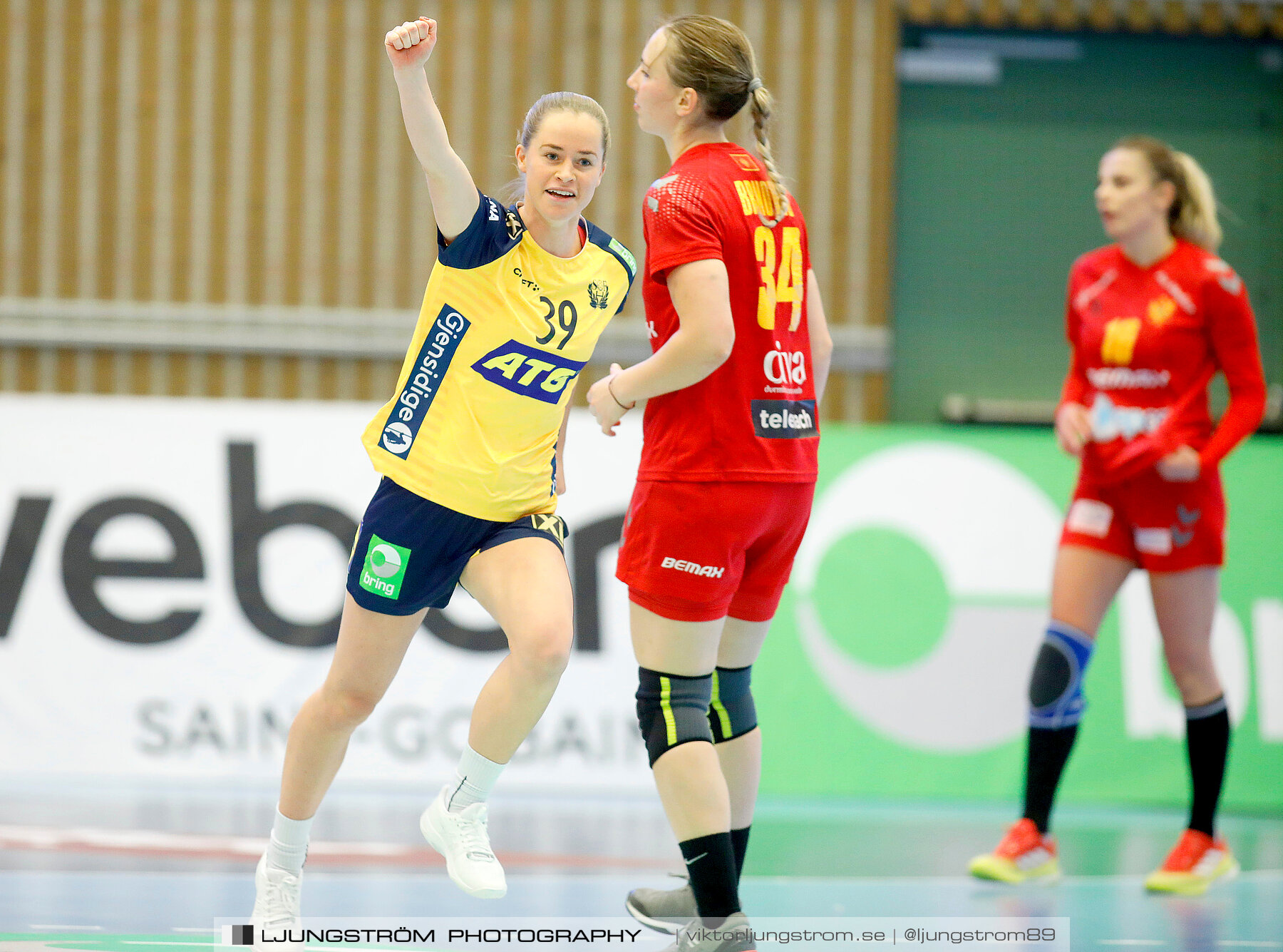 Landskamp Sverige-Montenegro 31-26,dam,Arena Skövde,Skövde,Sverige,Handboll,,2021,273265