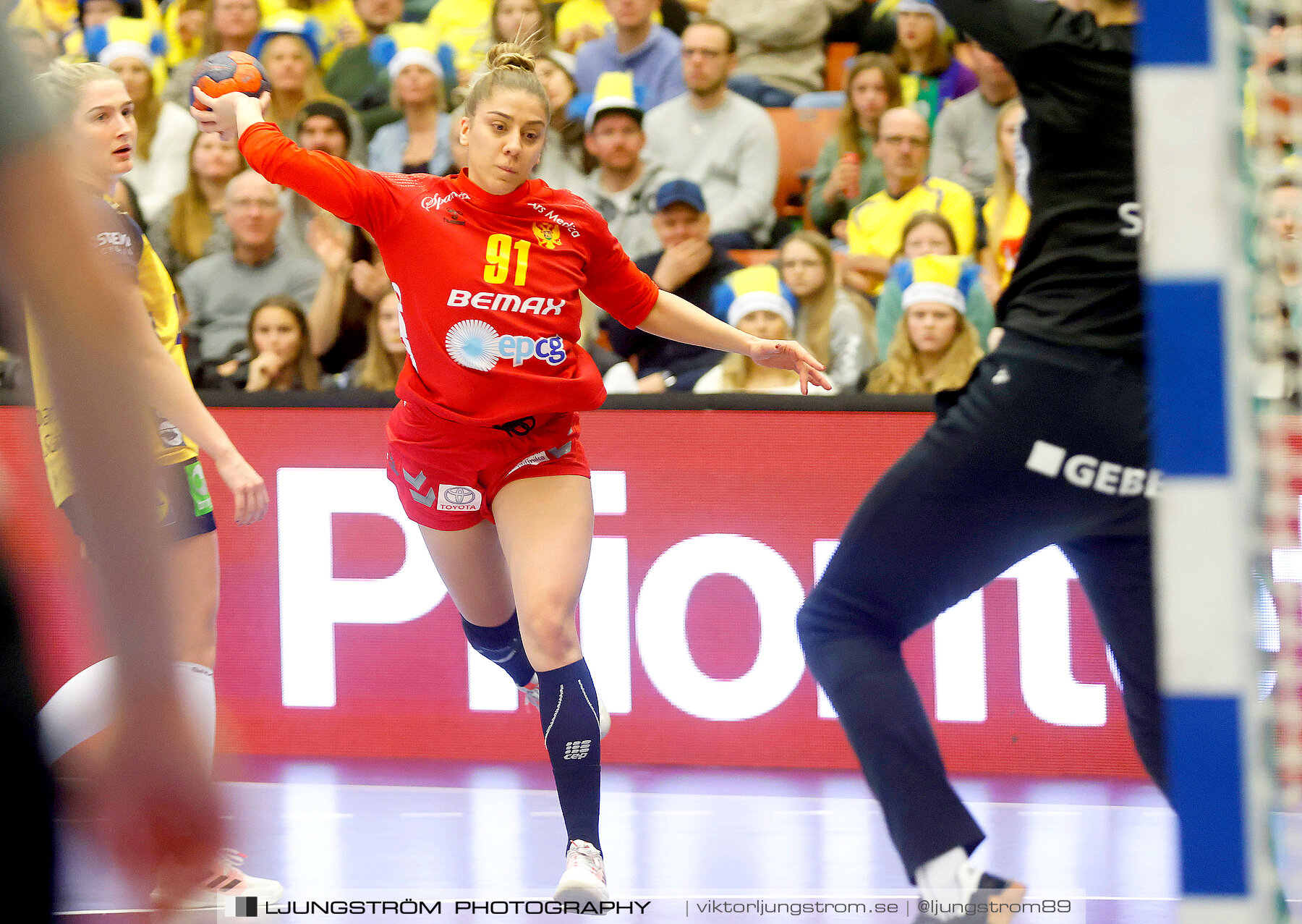 Landskamp Sverige-Montenegro 31-26,dam,Arena Skövde,Skövde,Sverige,Handboll,,2021,273268