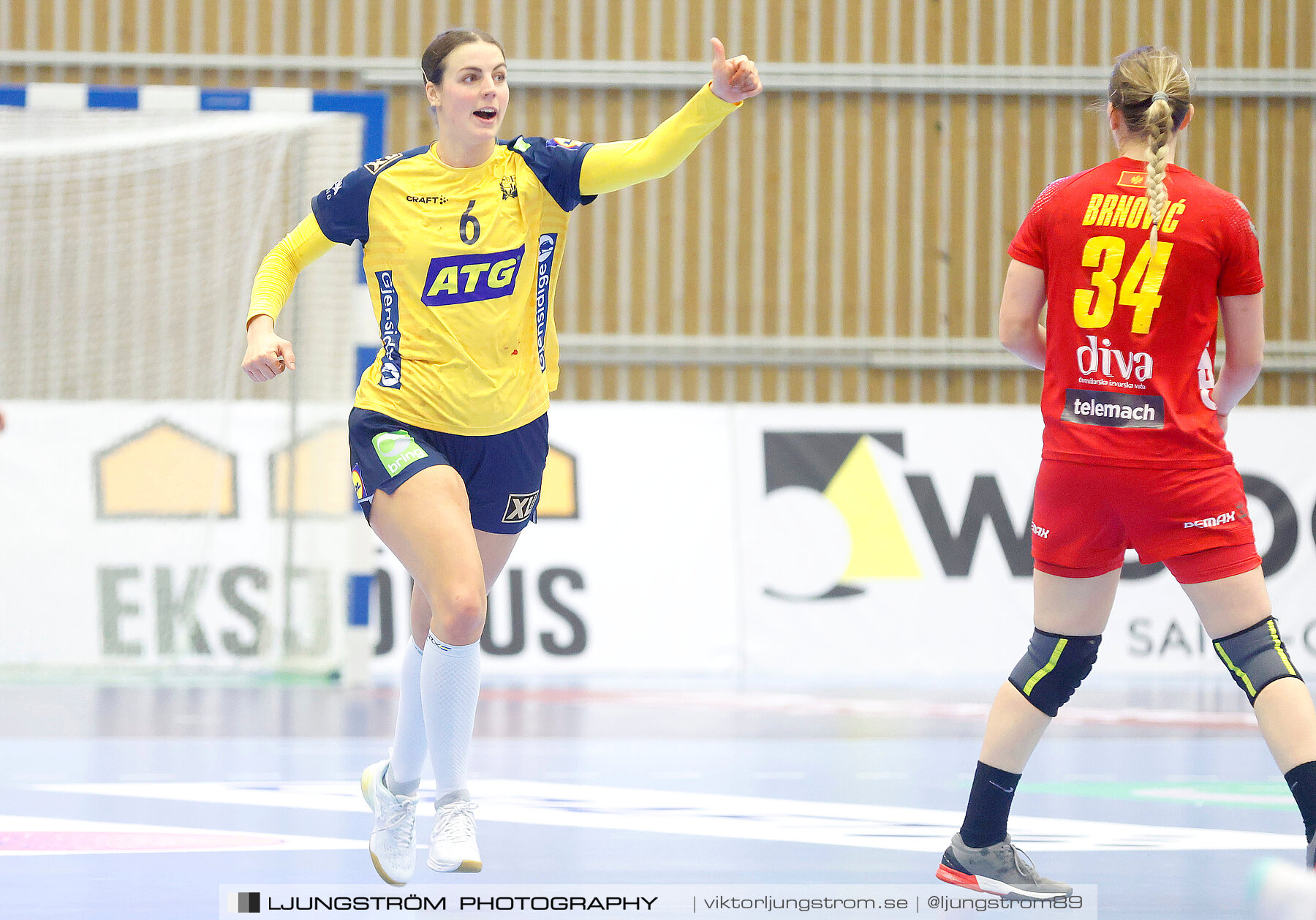 Landskamp Sverige-Montenegro 31-26,dam,Arena Skövde,Skövde,Sverige,Handboll,,2021,273292