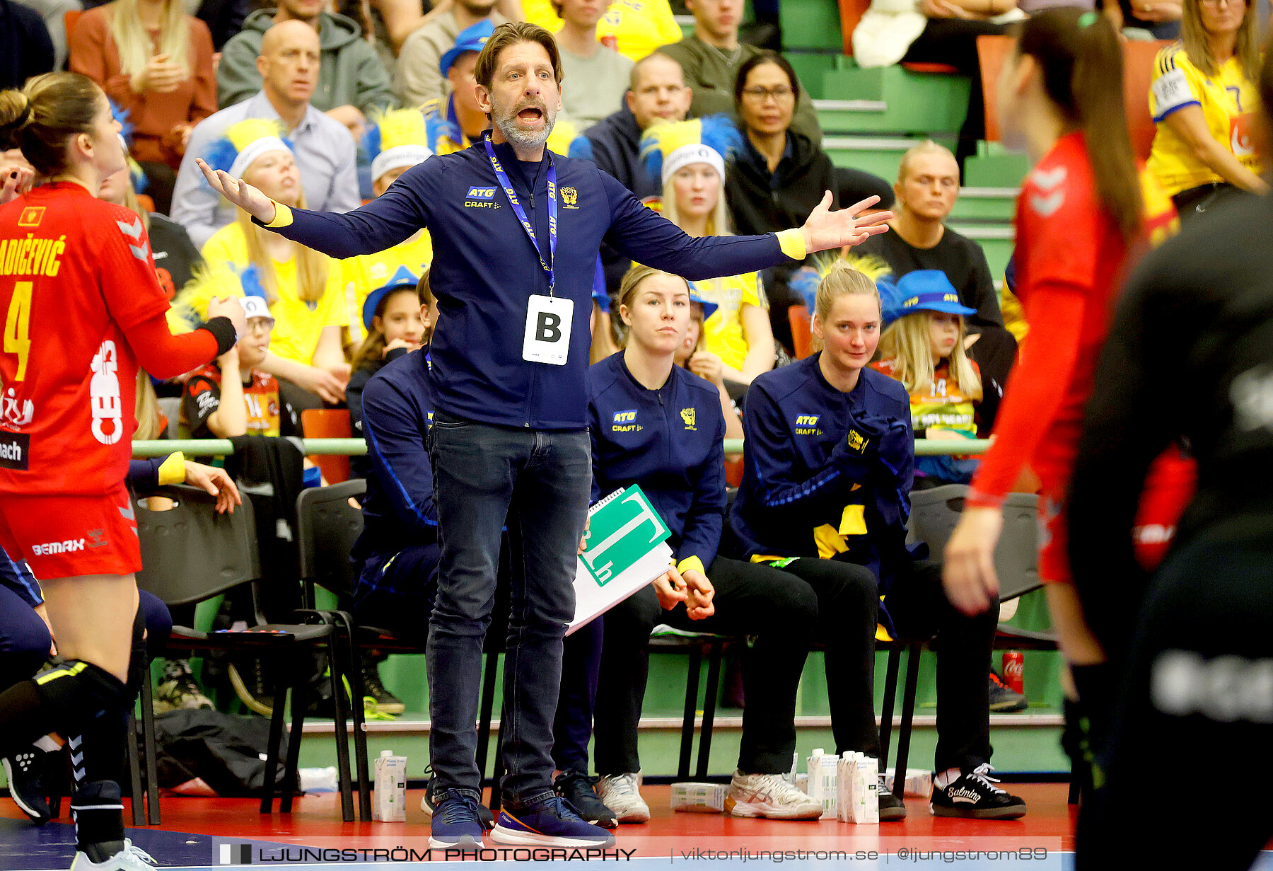 Landskamp Sverige-Montenegro 31-26,dam,Arena Skövde,Skövde,Sverige,Handboll,,2021,273309