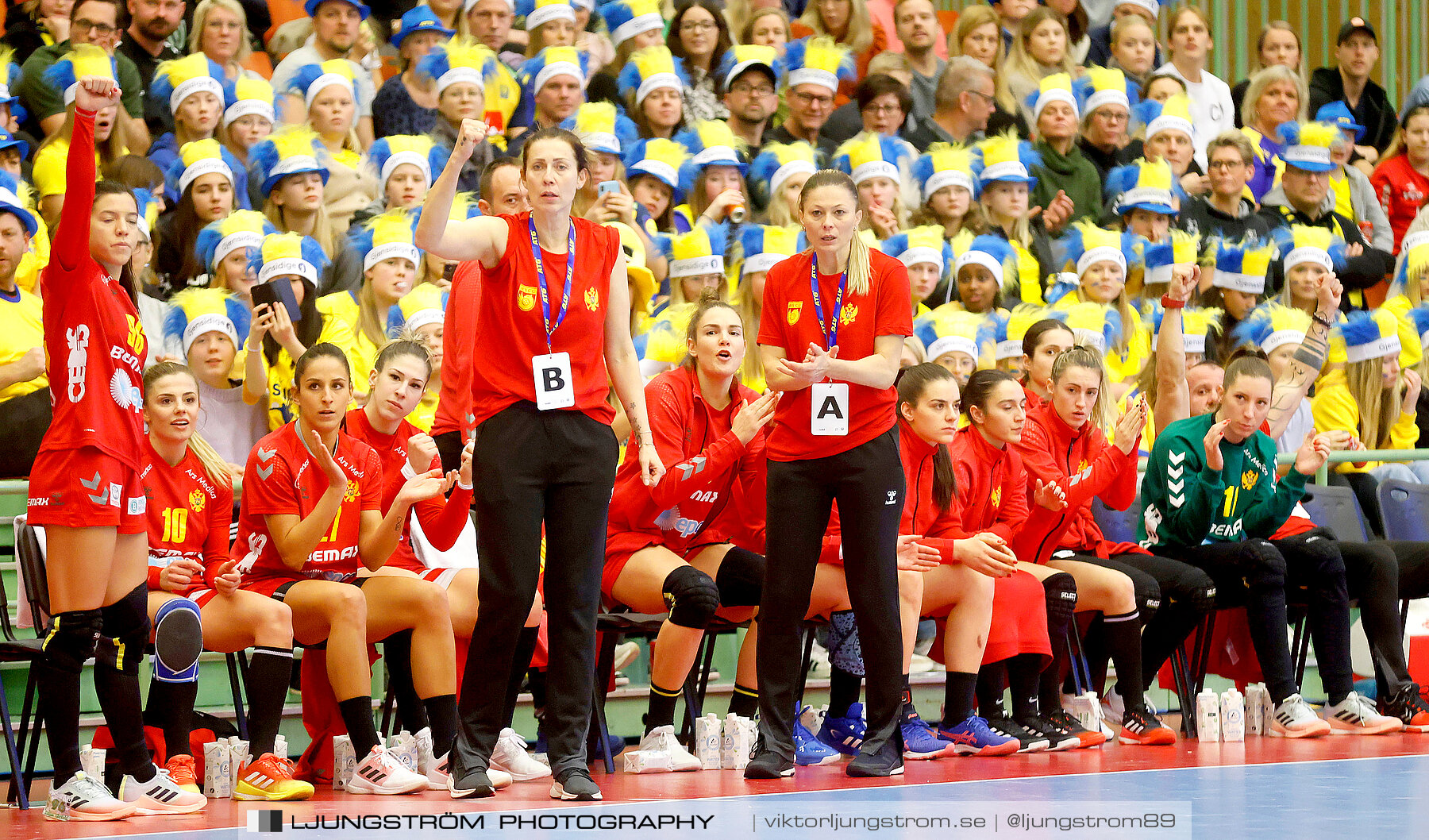 Landskamp Sverige-Montenegro 31-26,dam,Arena Skövde,Skövde,Sverige,Handboll,,2021,273315