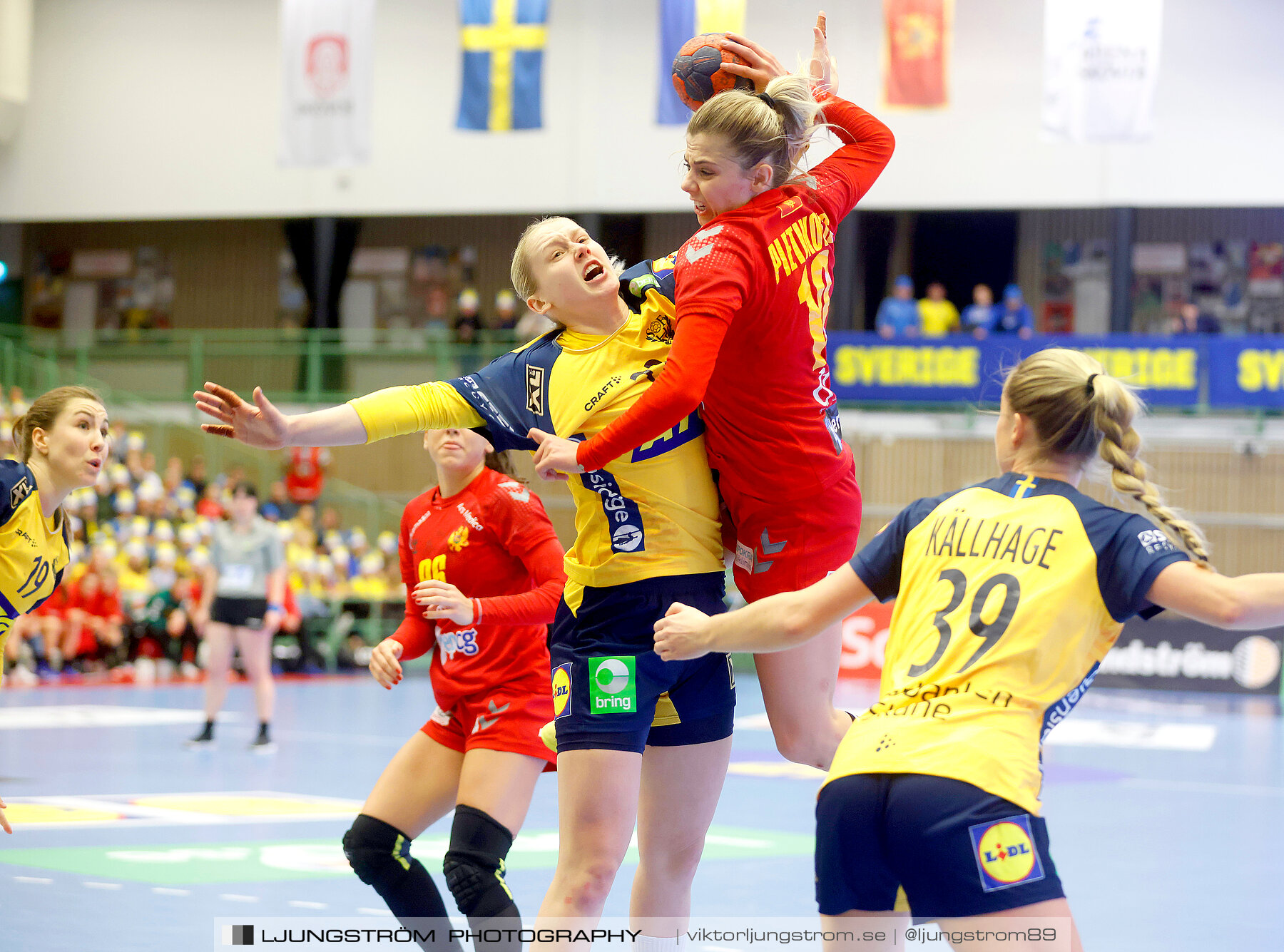 Landskamp Sverige-Montenegro 31-26,dam,Arena Skövde,Skövde,Sverige,Handboll,,2021,273328